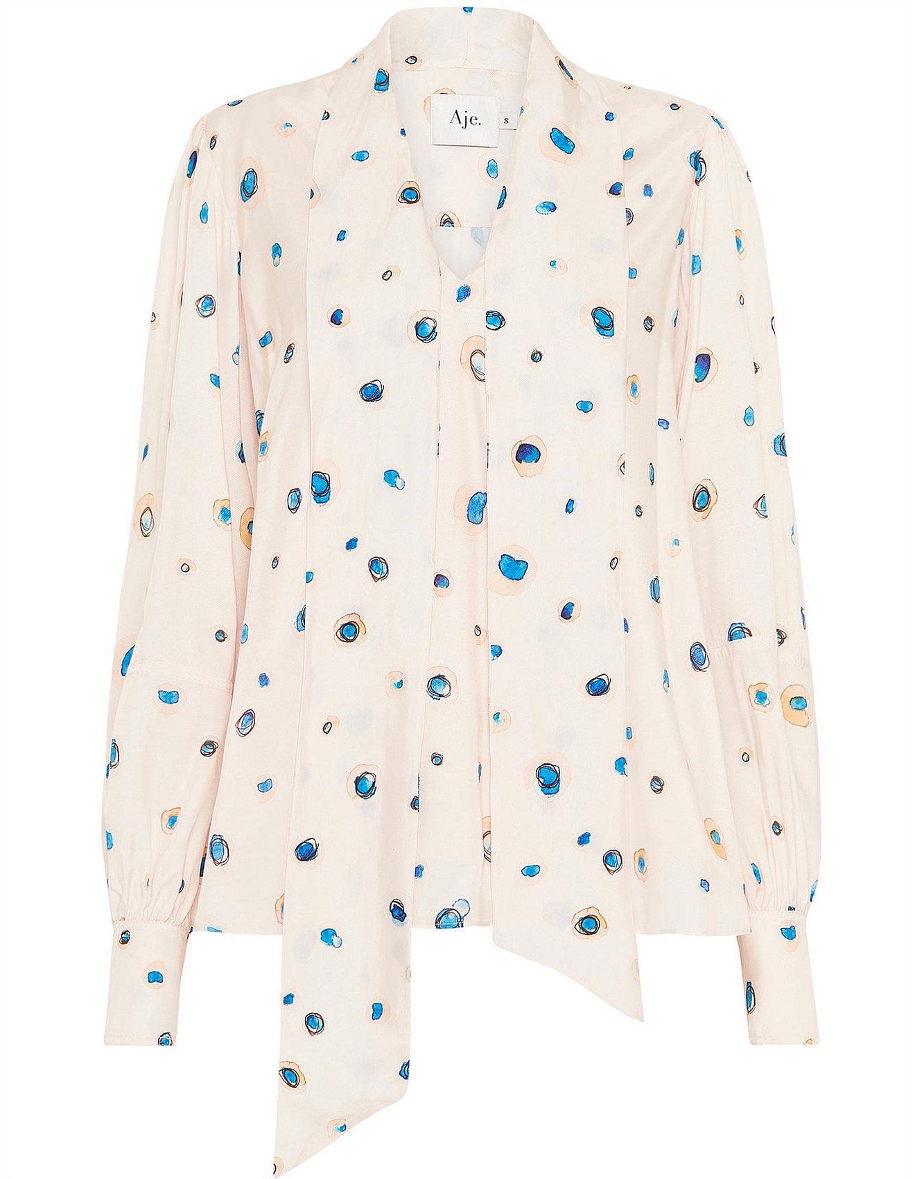 Aje Overture Pleat Blouse | size 8 RRP $295