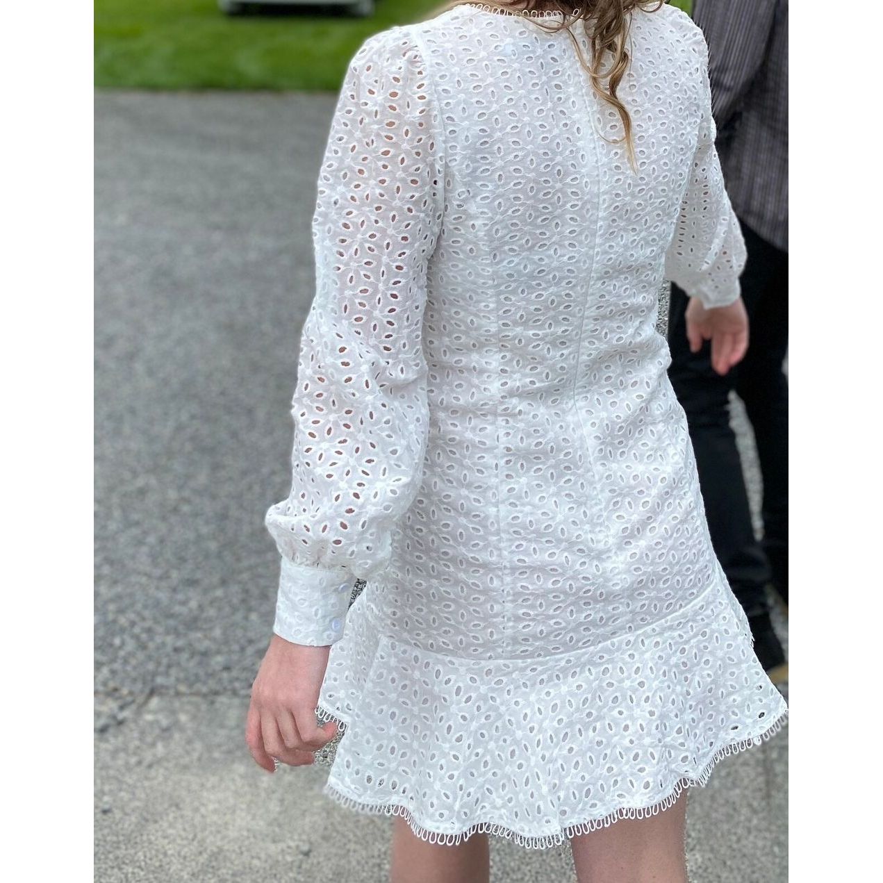 New with label Atmos & Here white broderie dress | size 14