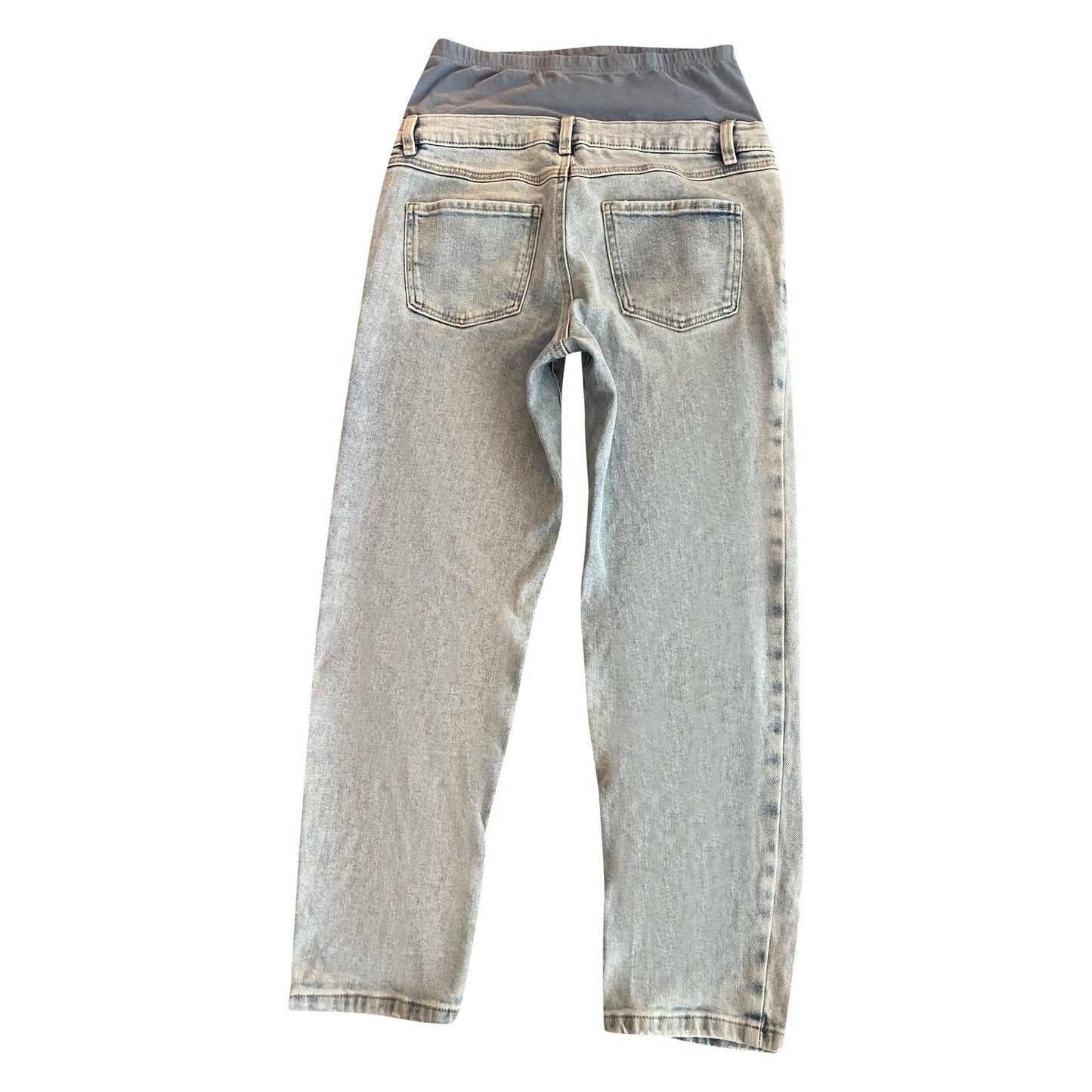 Anko light blue straight leg maternity jeans | size 10