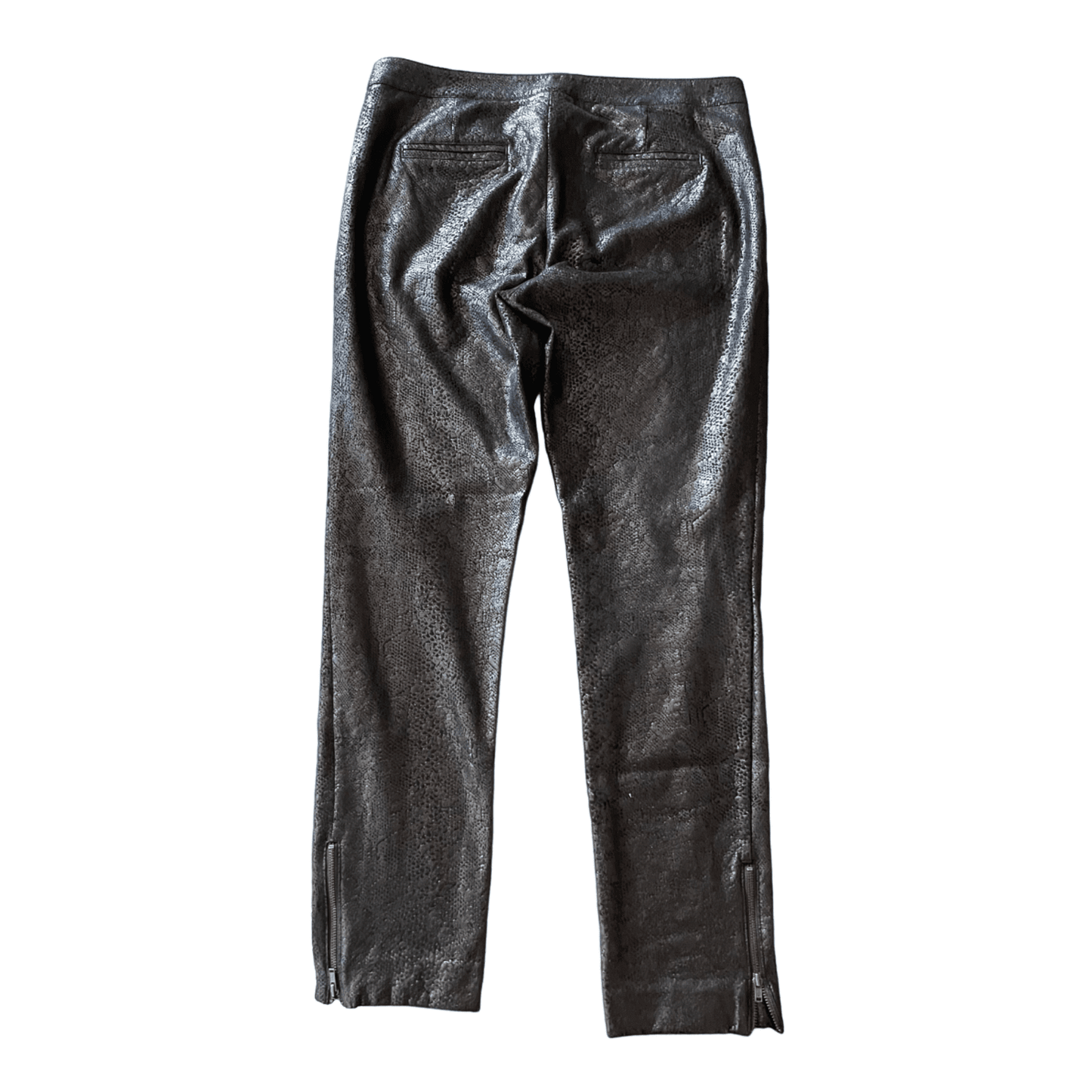 Trelise Cooper black snake print 3/4 length pants | size 10