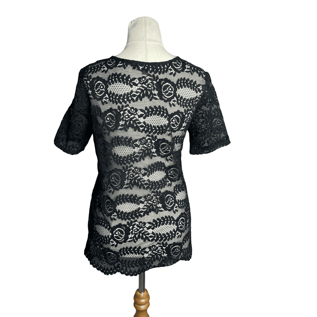 Curate by Trelise Cooper black lace top | size 8-10