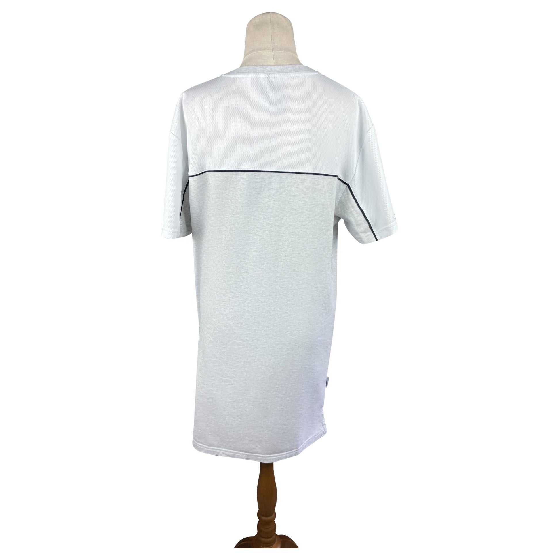 Huffer grey and white t-shirt dress | size 8