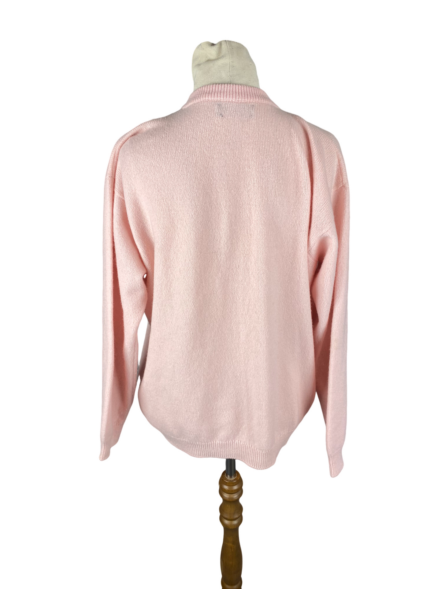 The Scotch House 100% lambswool pink cardigan | size 8-12