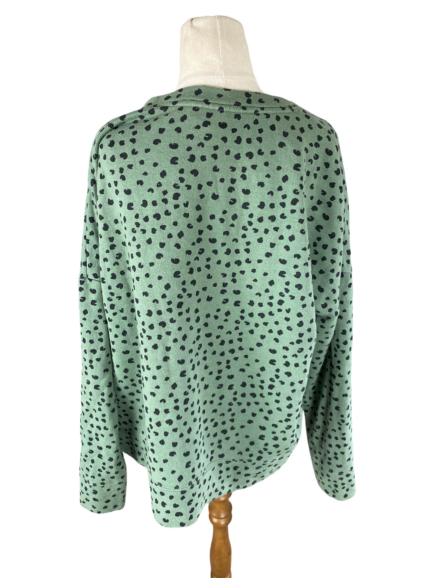 SEED green animal print jumper | size 14