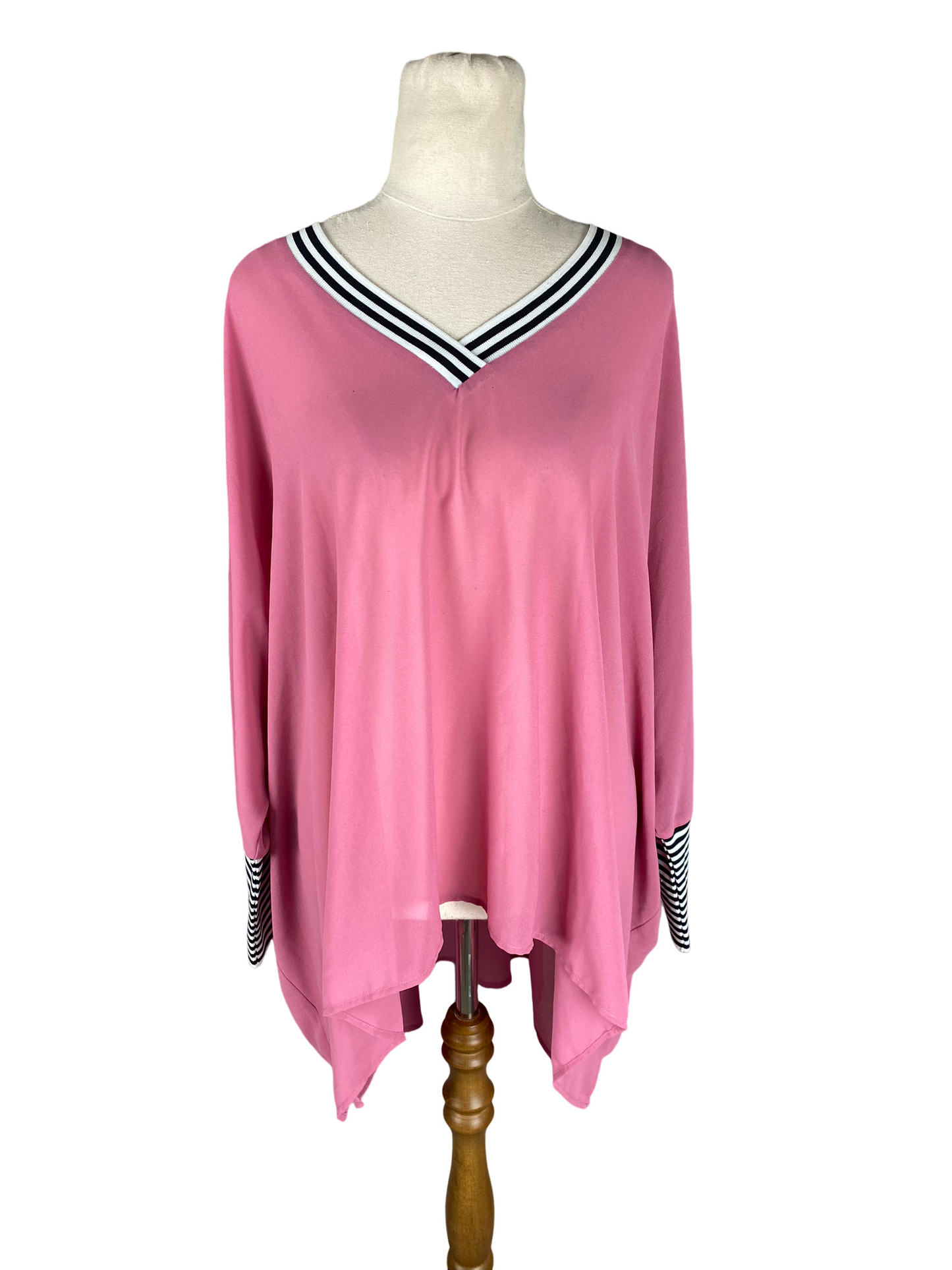 Shine On Pink Sheer top | size 10