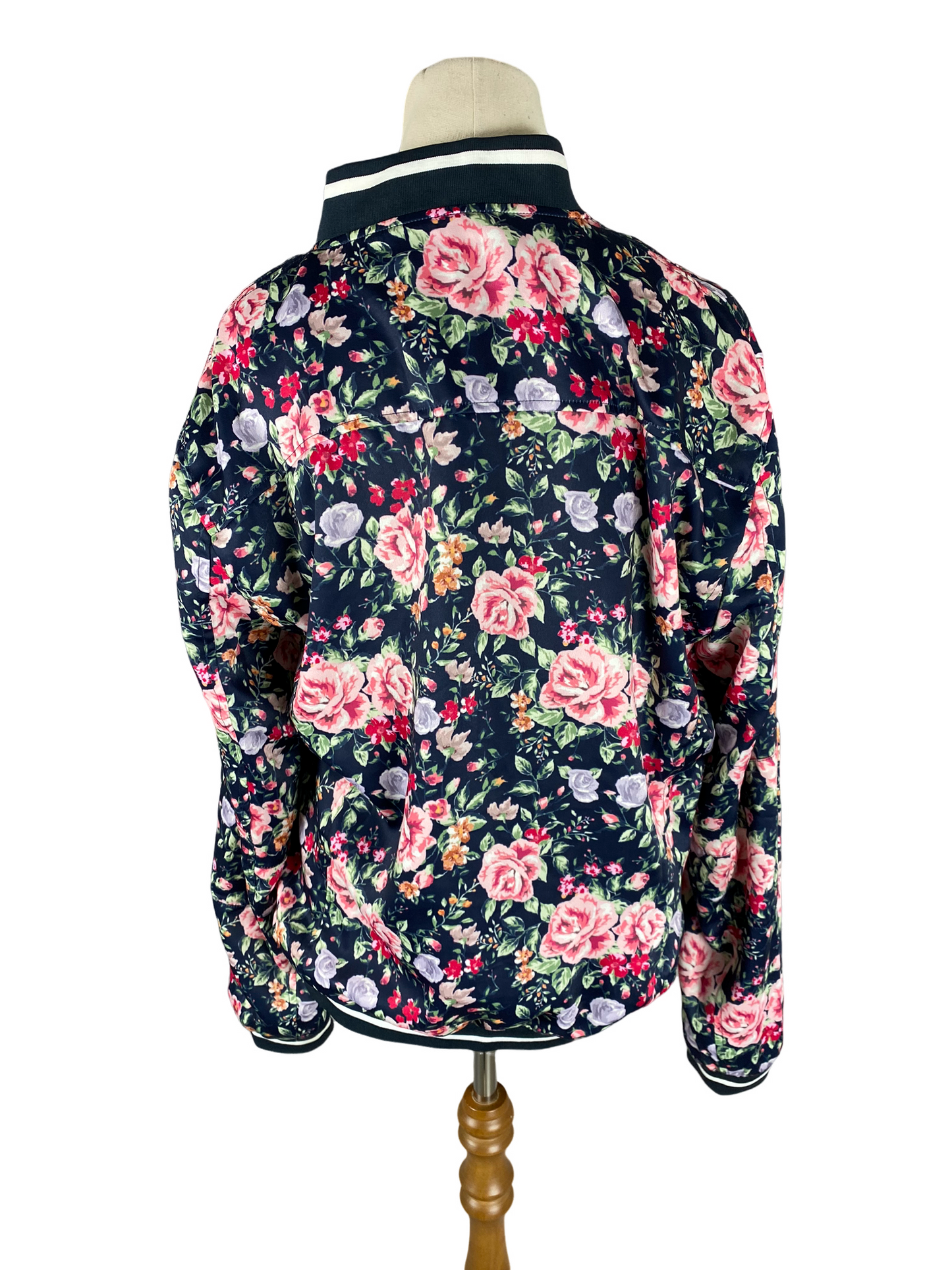 Beau Hudson floral bomber jacket | size 12