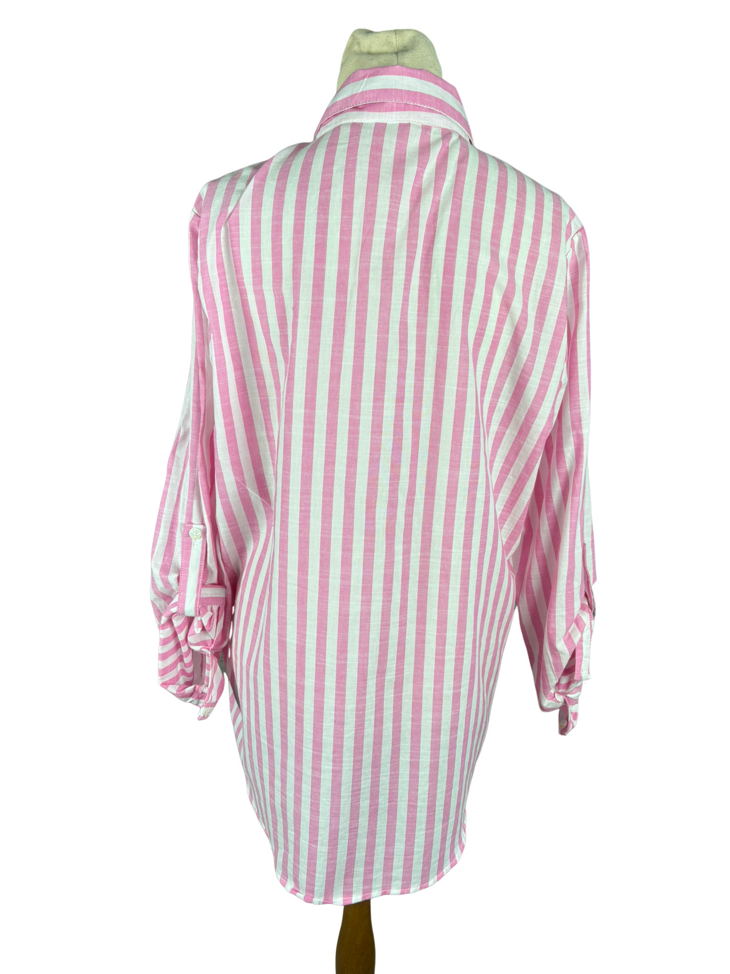 Millers 100% cotton pink stripe shirt | size 12