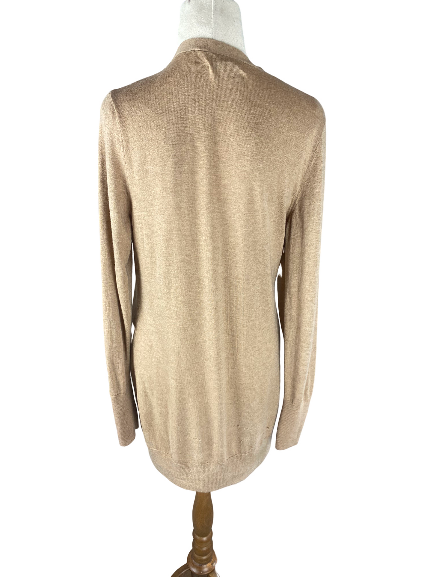 Country Road longline merino & silk cardigan | size 14