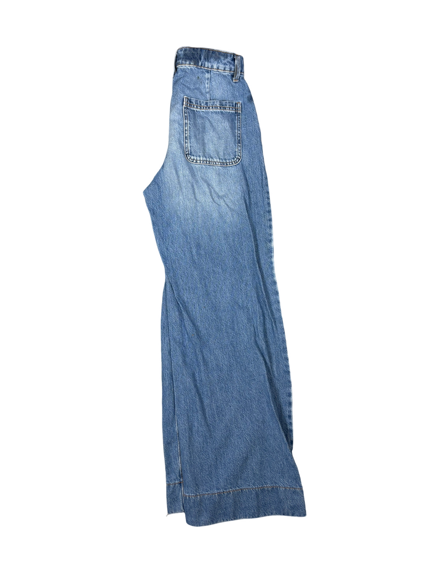 No brand wide high rise jeans | size 8