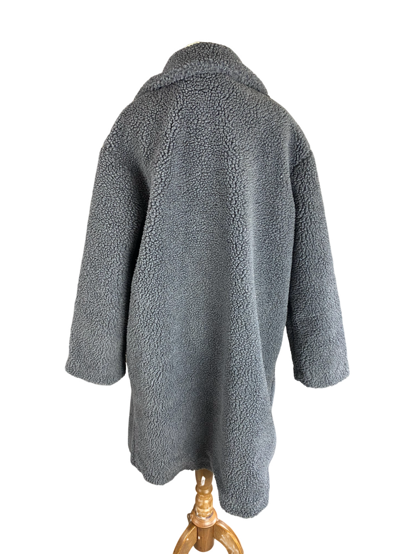 Cartel and Willow teddy charcoal coat | size 12