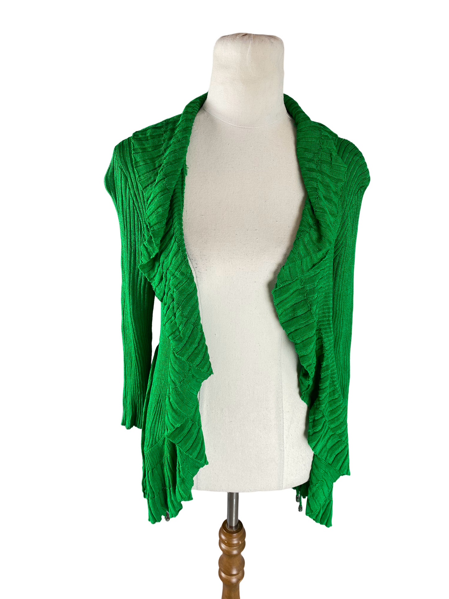 Glam green wrap cardigan | size 8