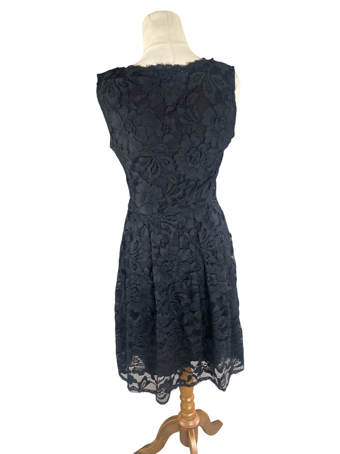 Max midi-dress in black | size 8