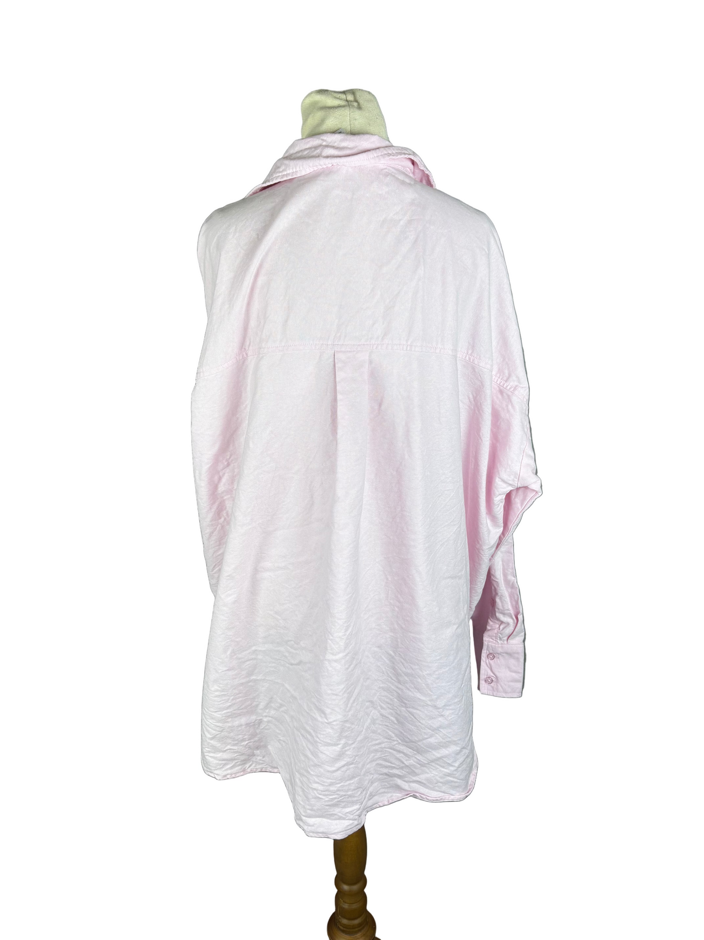 100% cotton pink shirt | size 16