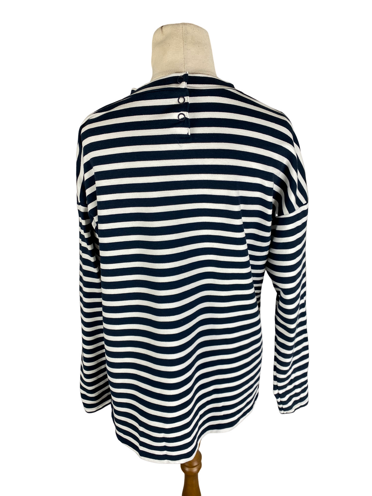 Blue Illusion stripe top | size 12