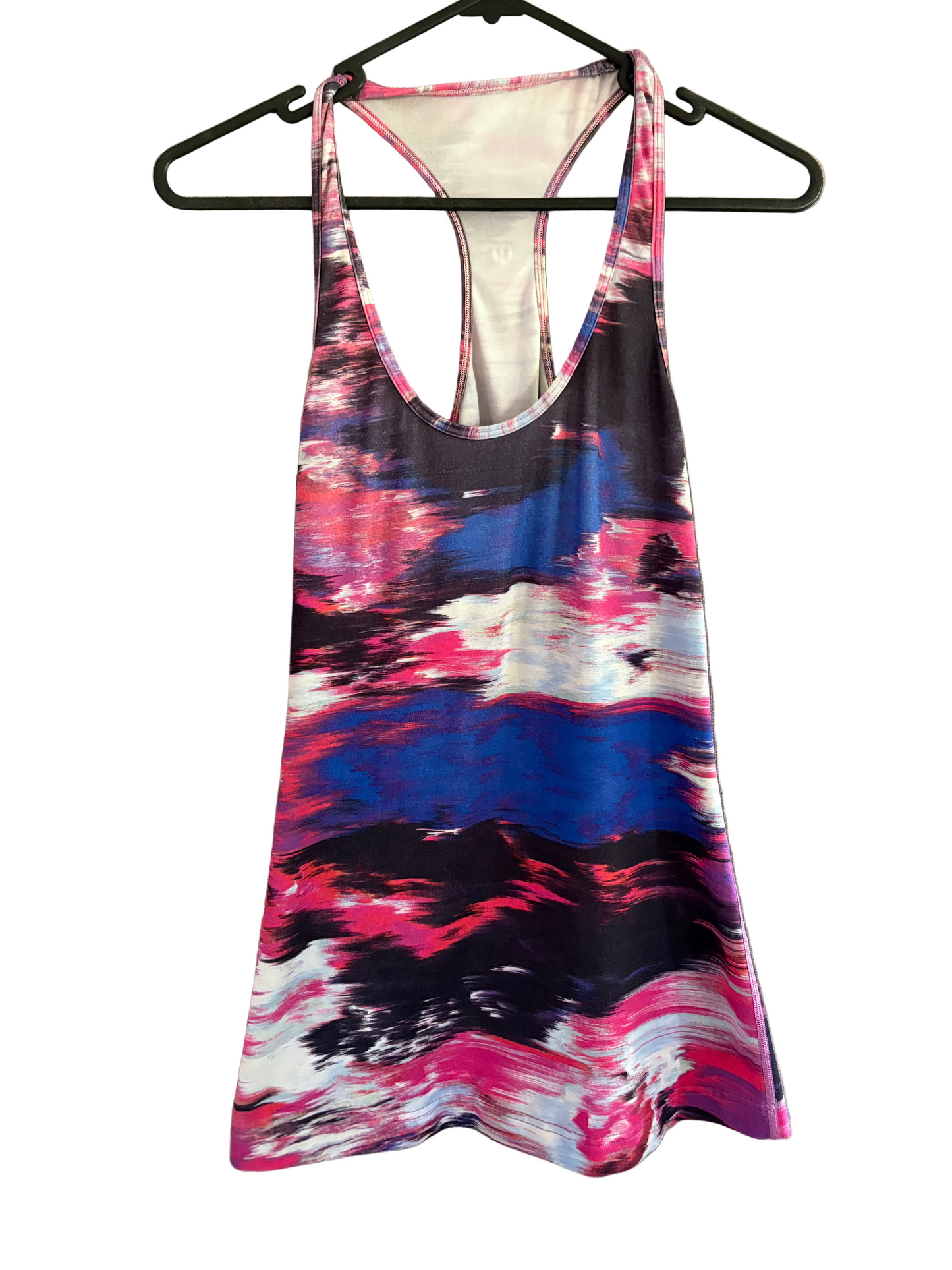 Lululemon multi floral stretch tank | size nz 14