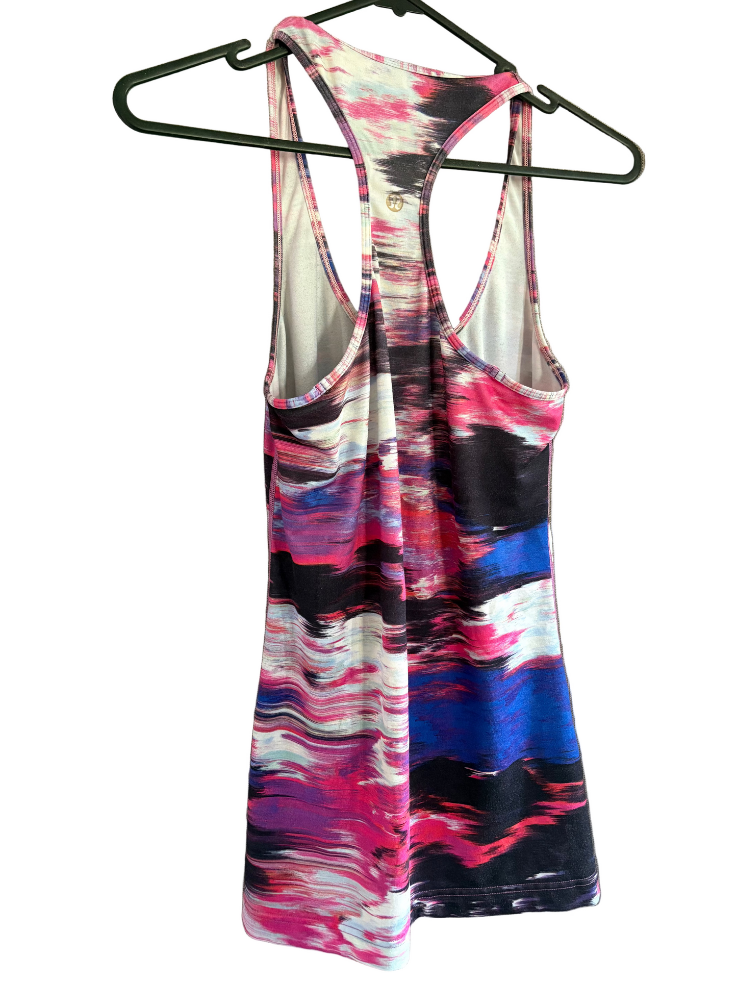 Lululemon multi floral stretch tank | size nz 14