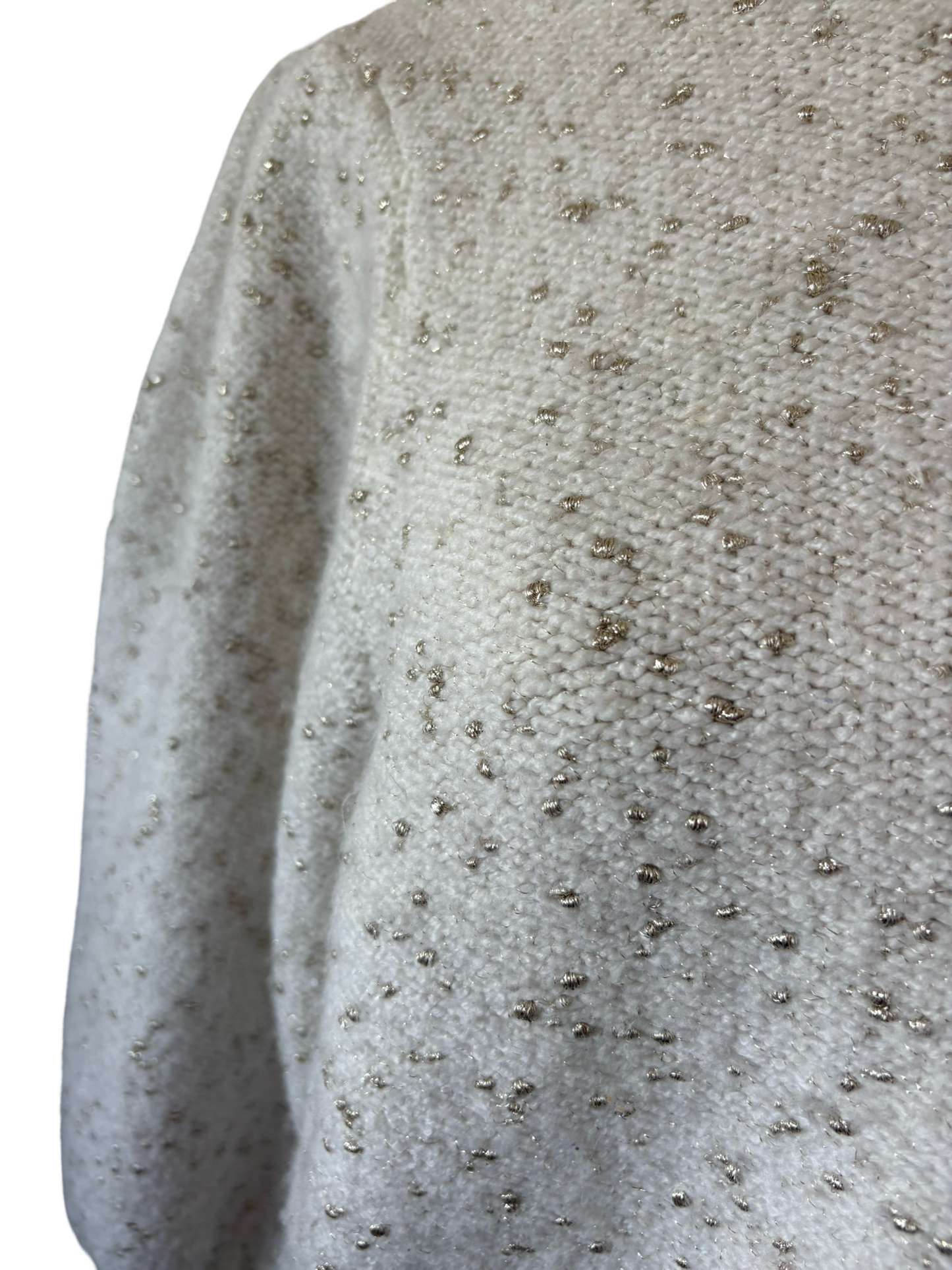 Zara jumper with gold detail | size 8-10