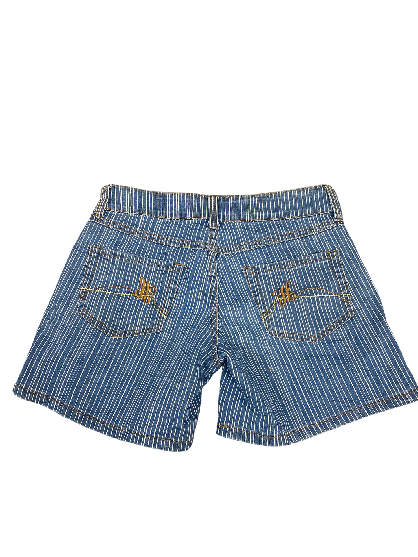 Hermani Fashion stripe denim shorts | size 32