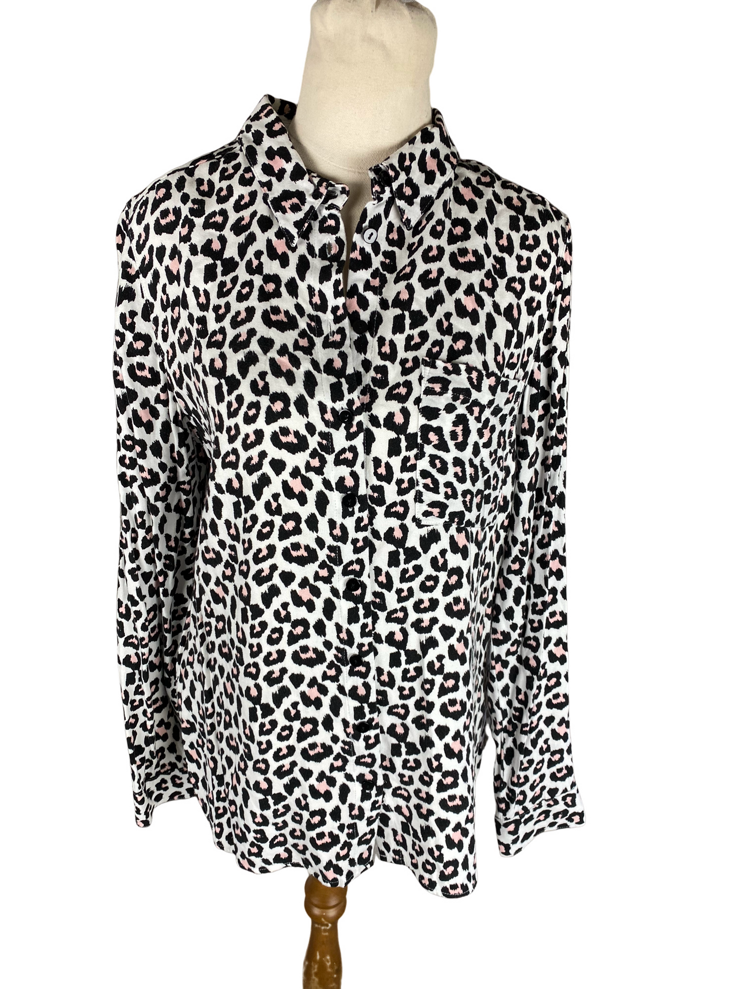 Dotti animal pattern long-sleeve shirt | size 8