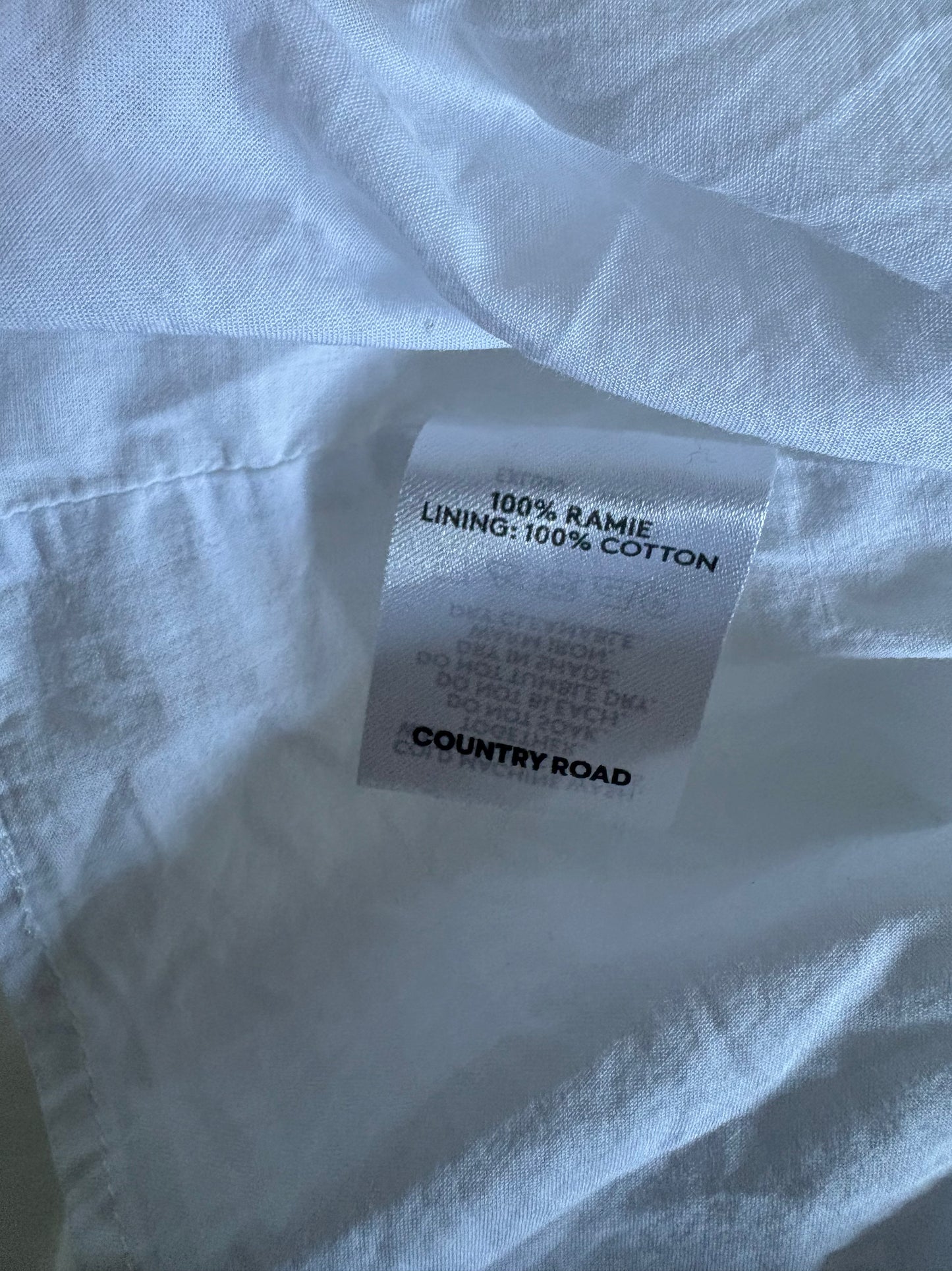 Country Road midi white dress | size 8