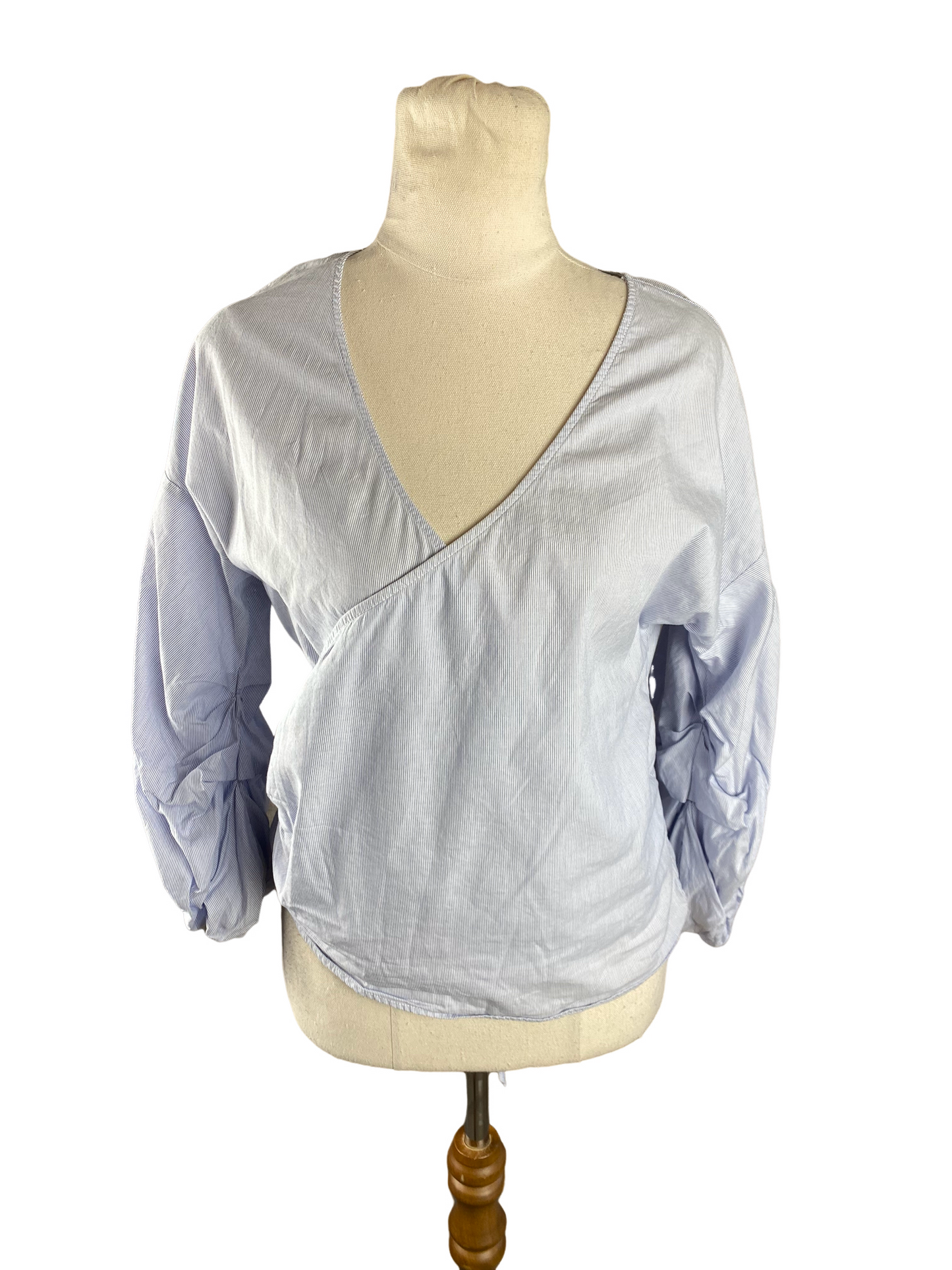 H&M stripe wrap top | size 10