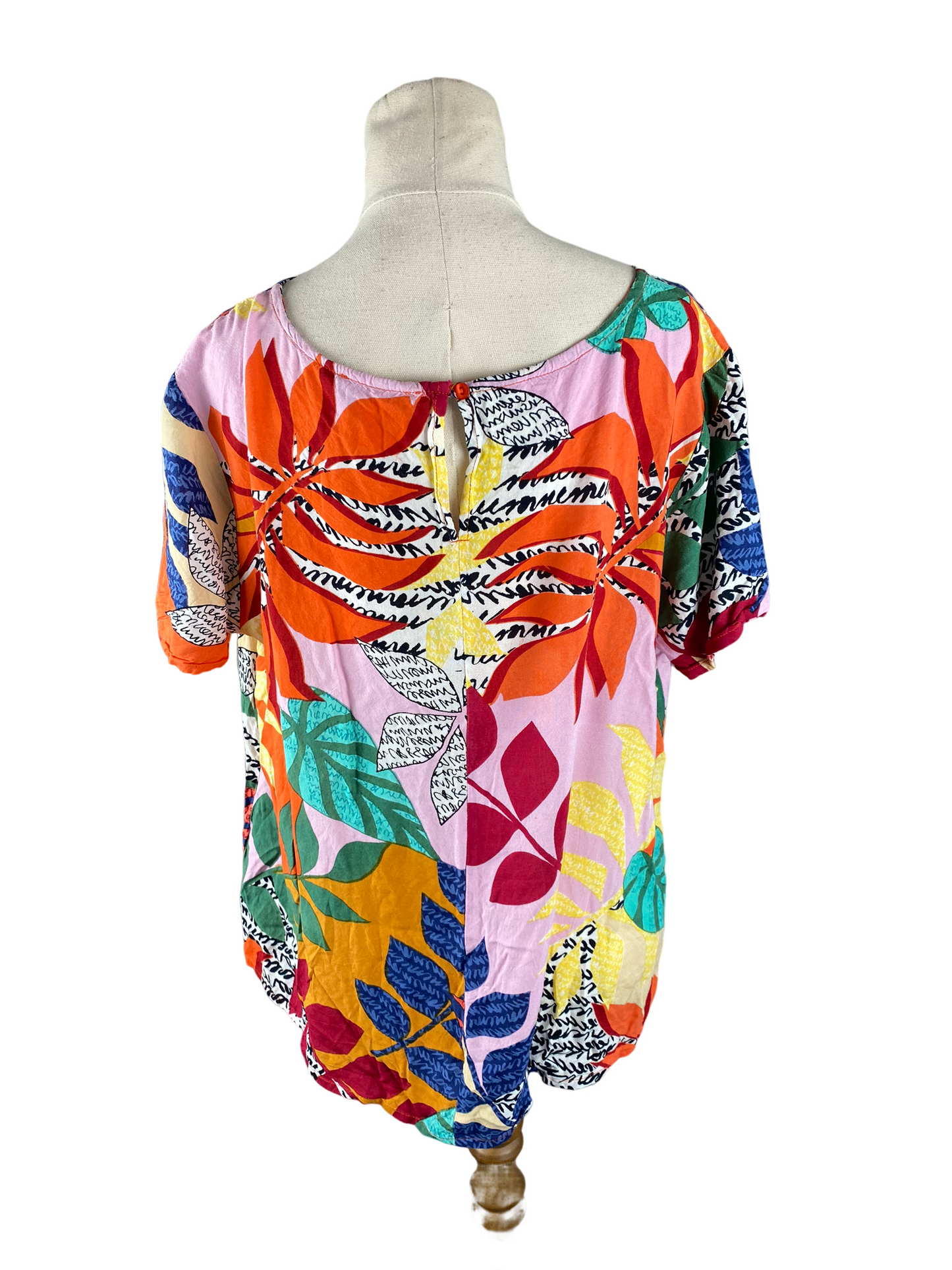 Orientique Naturally Australia floral top | size 14