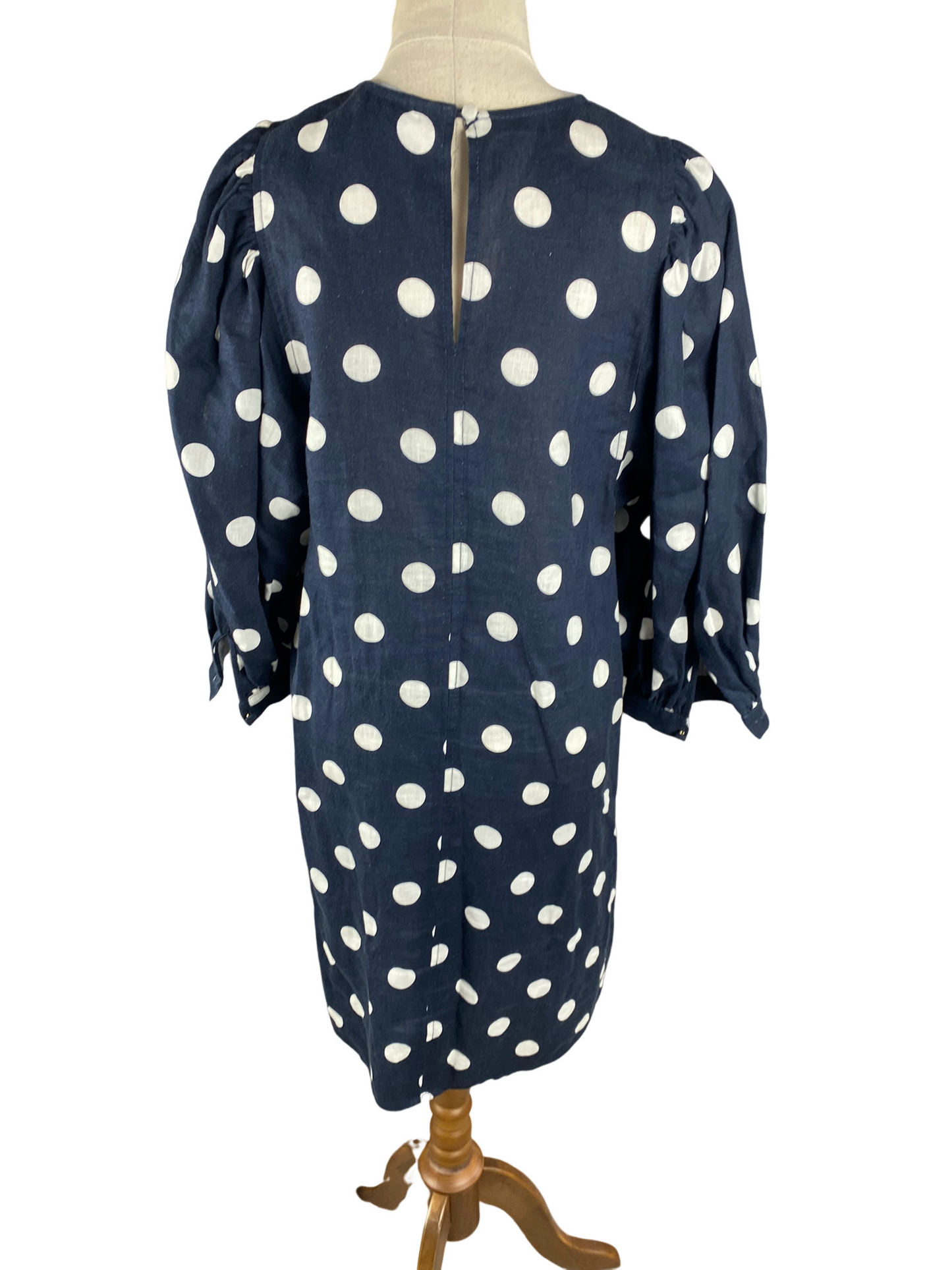 Witchery polka dot linen dress | size 10