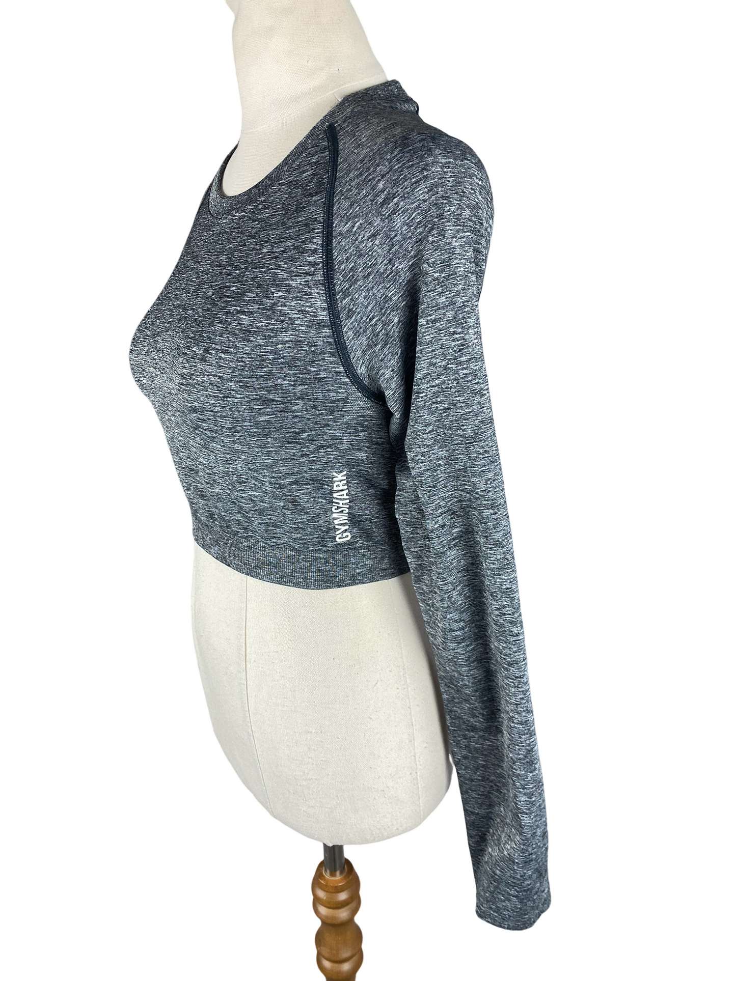 Gymshark grey crop top | size medium