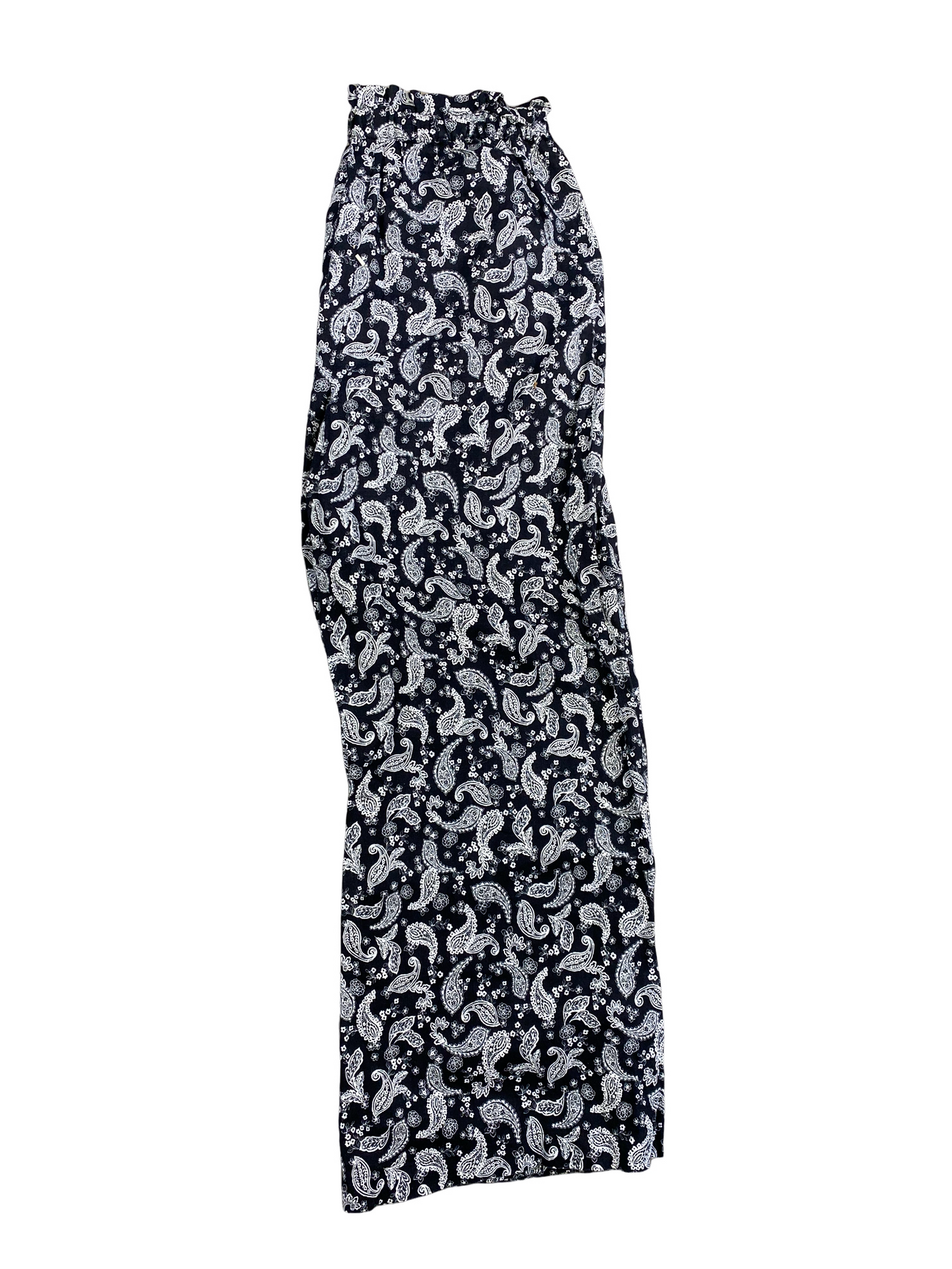 SEED Linen Paisley Wide Leg Pant | size 10