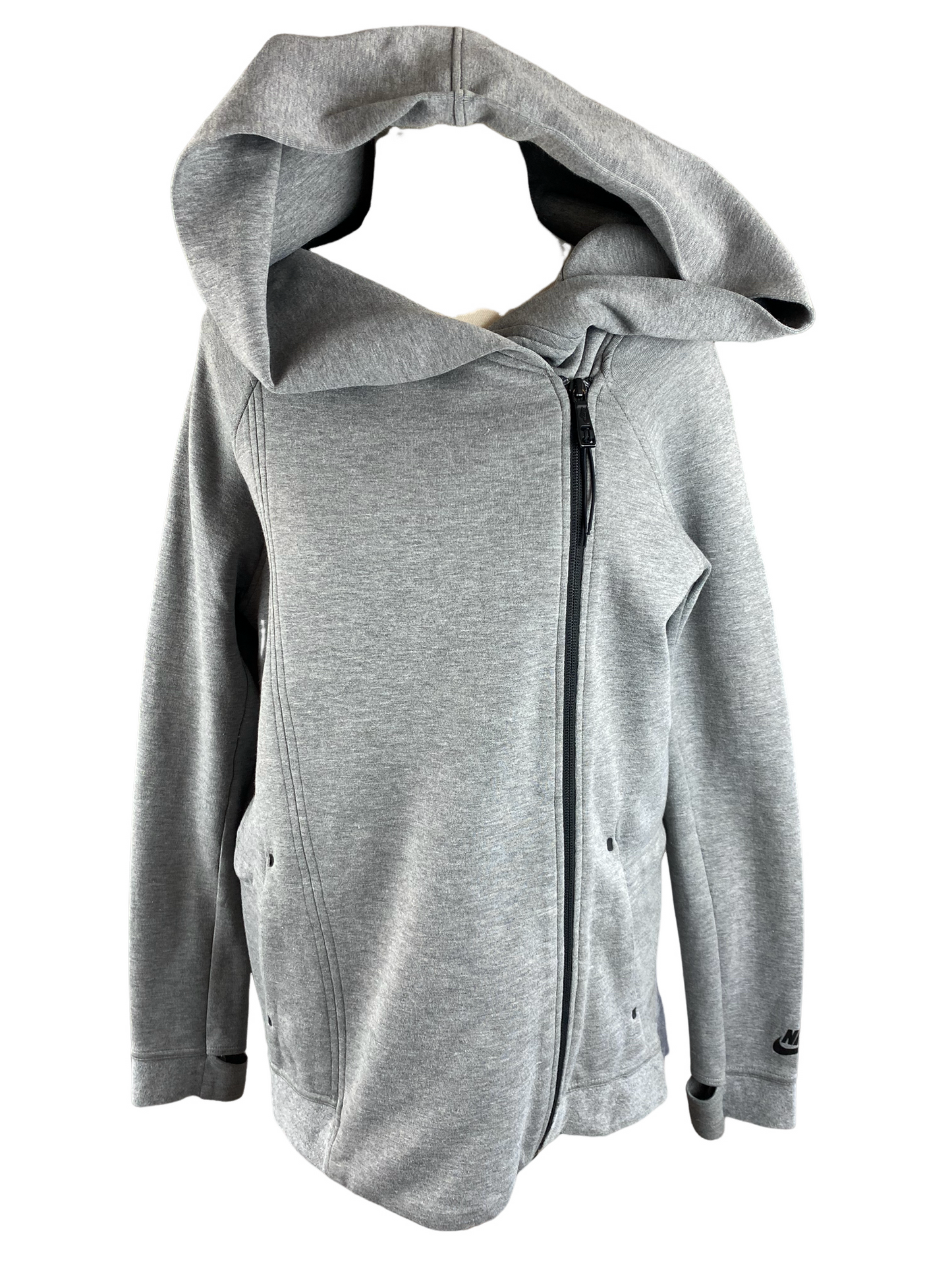 Nike grey zip jacket (as new) | size small 8-10