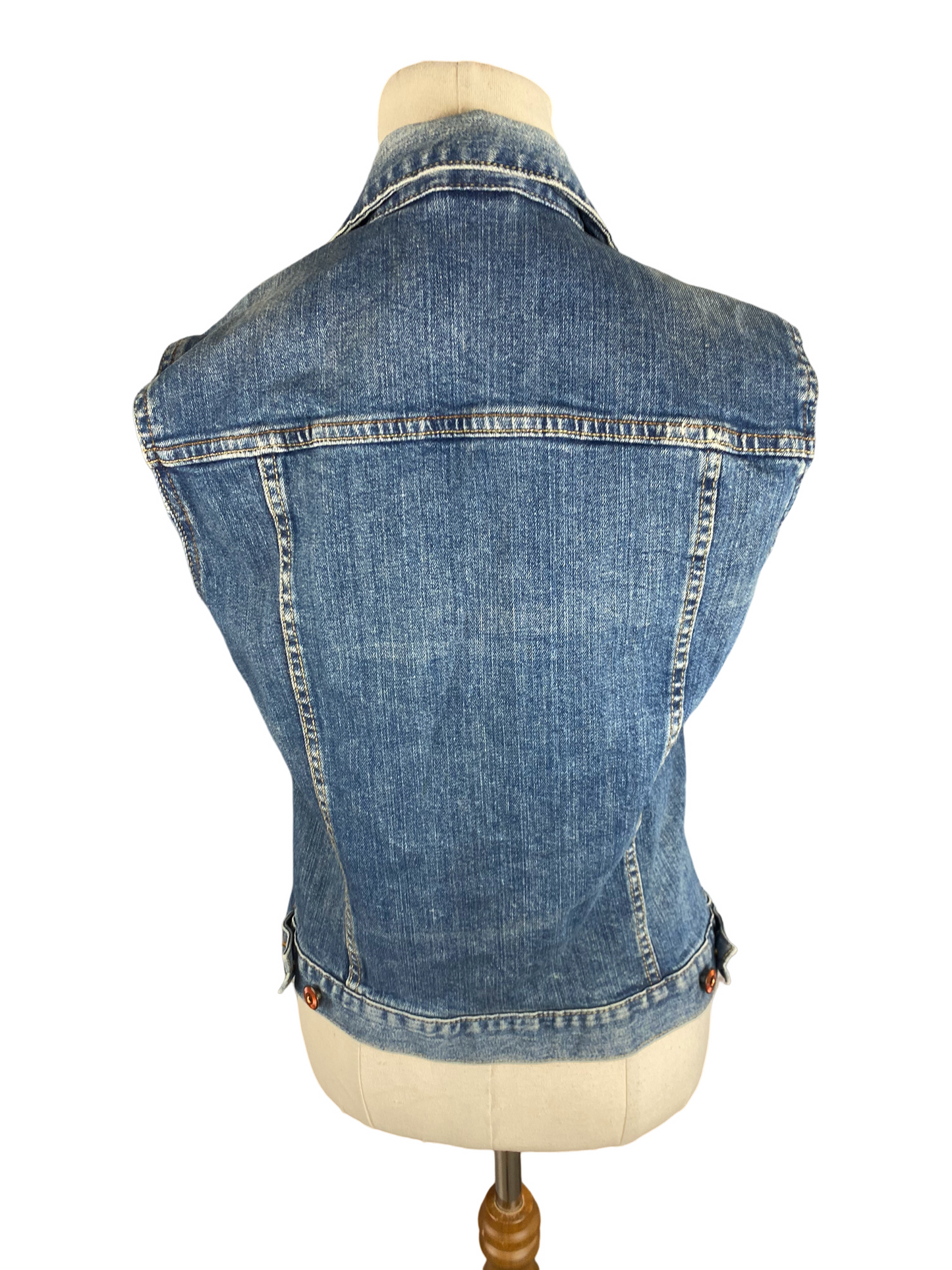 H&M sleeveless denim jacket | size 6