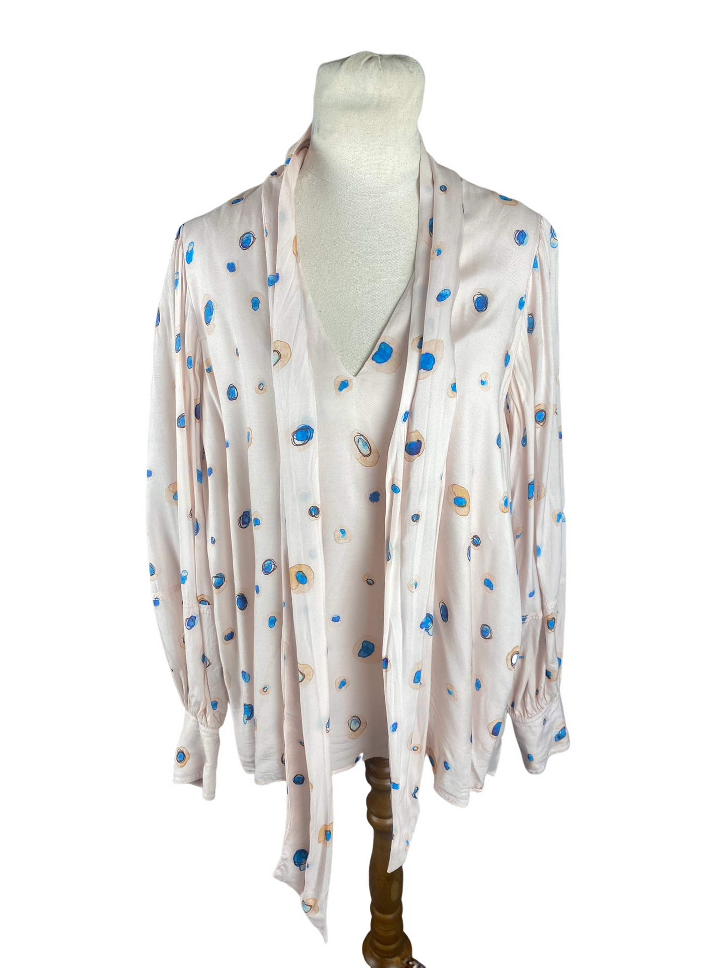 Aje Overture Pleat Blouse | size 8 RRP $295