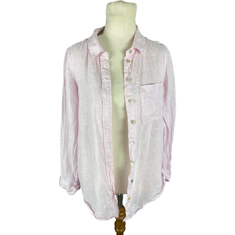 Just Jeans linen pink shirt | size 6