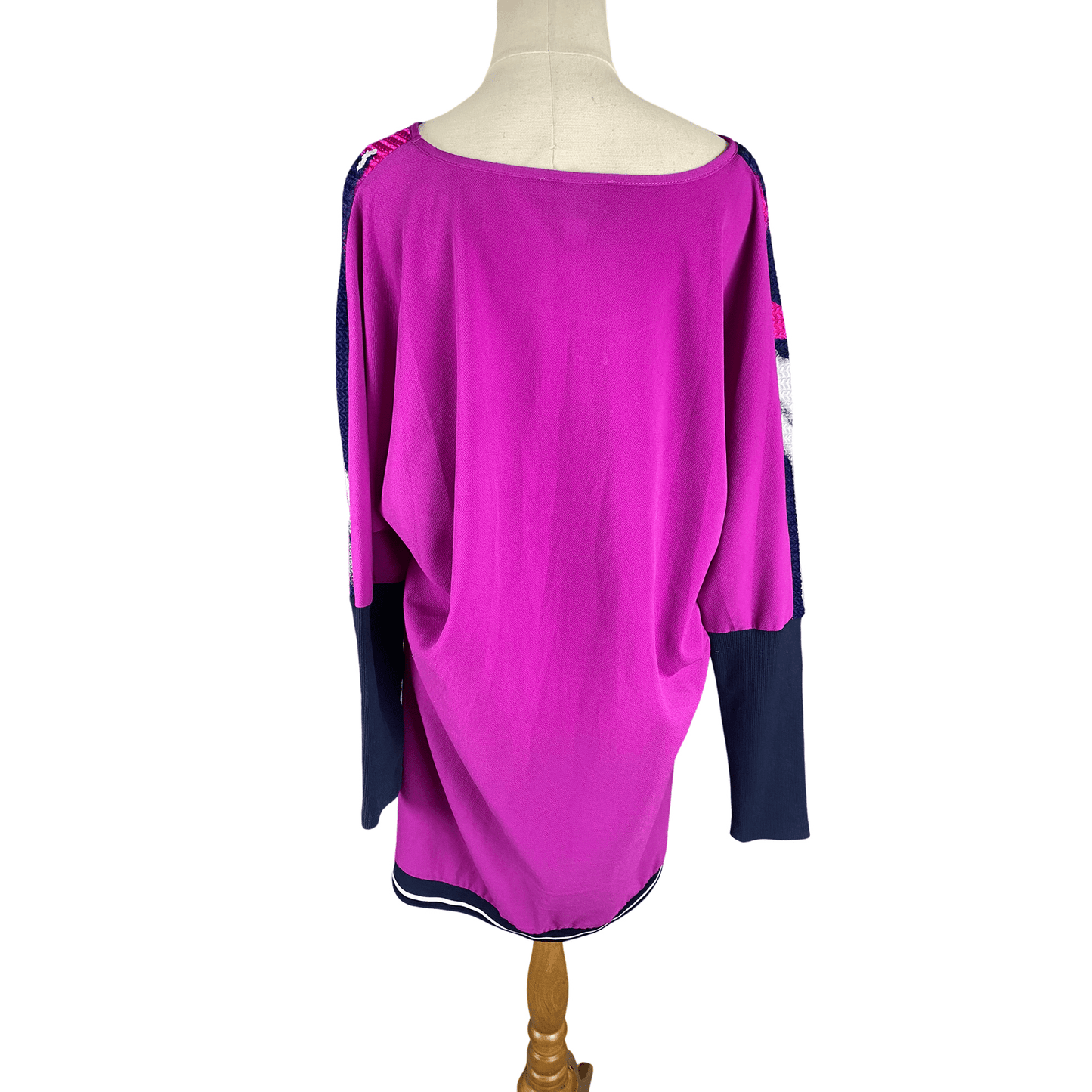 Charlo pink print long sleeve dress | size 10
