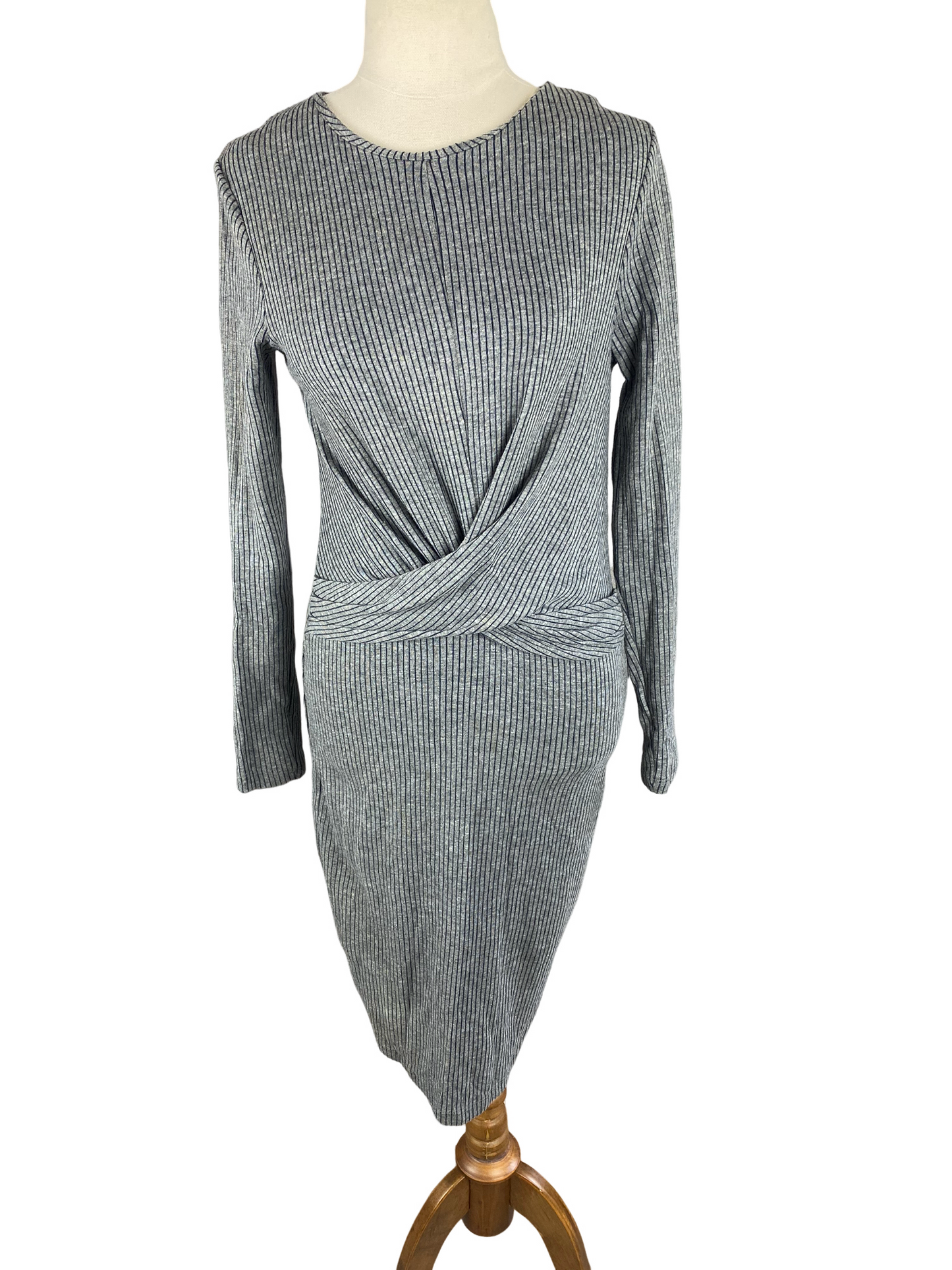 Whistles grey midi dress | size 6