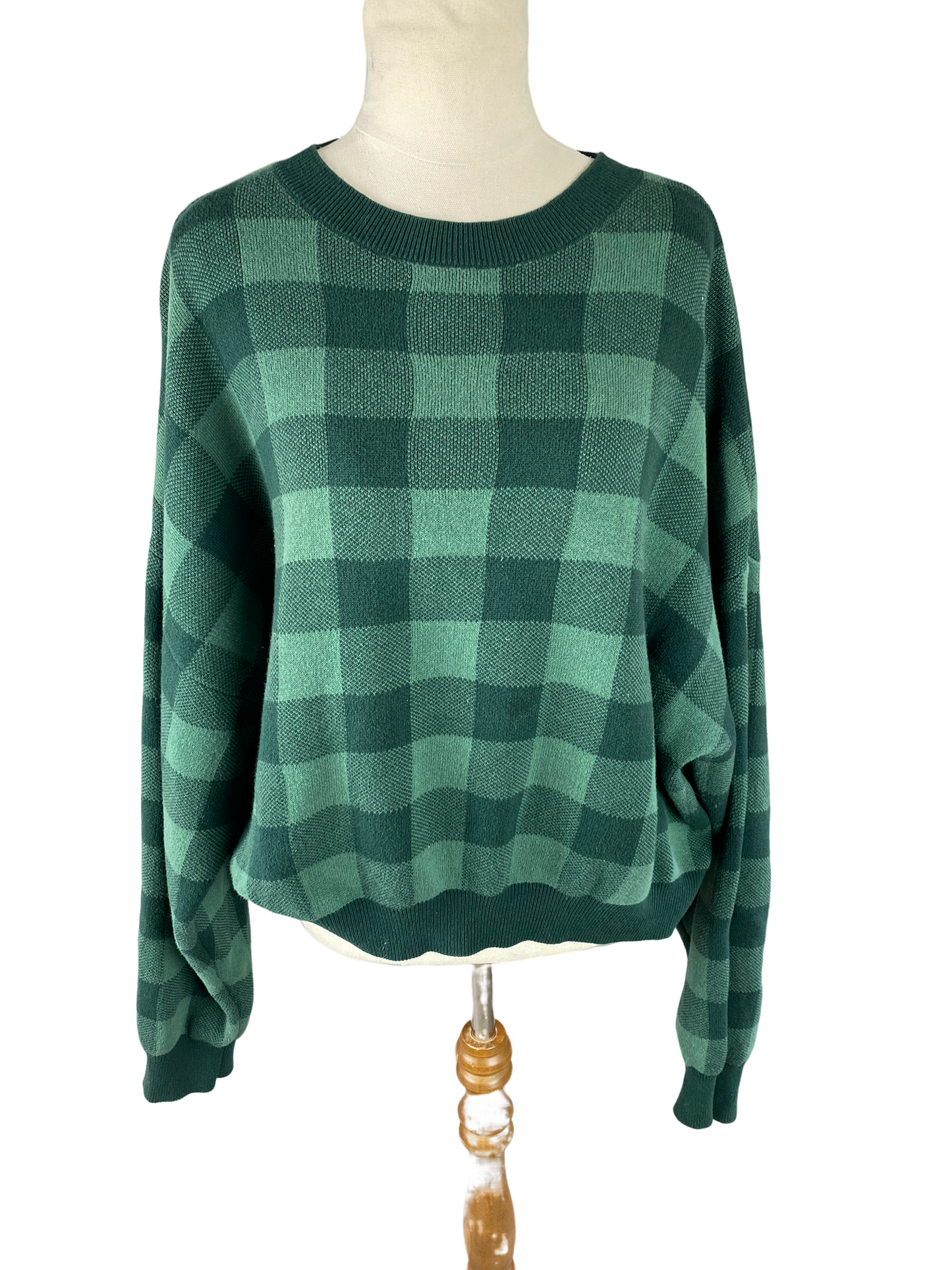 Huffer Melrose Crop Intarsia Knit | size 14