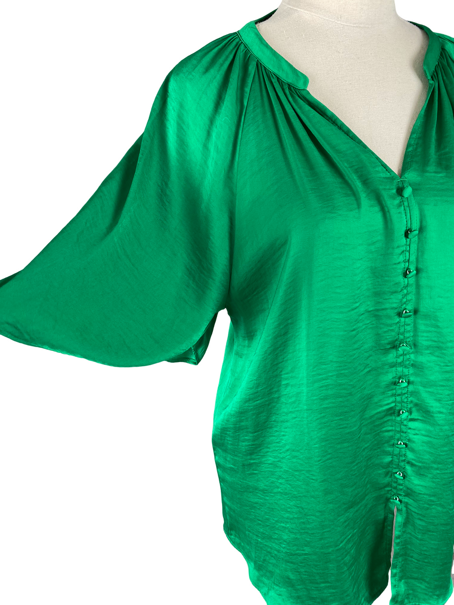 Whistle green short sleeve shirt | size 12