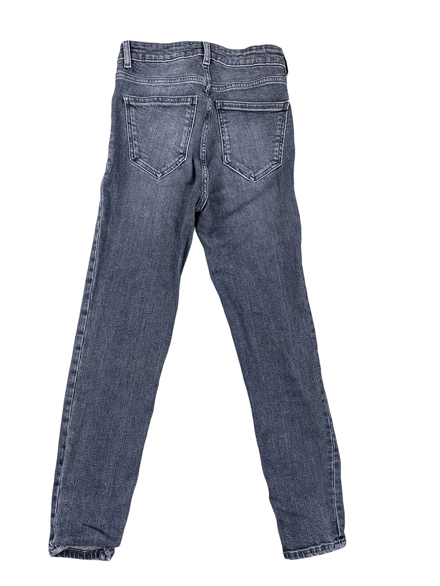 Zara black washed skinny 3/4 jeans | size 6