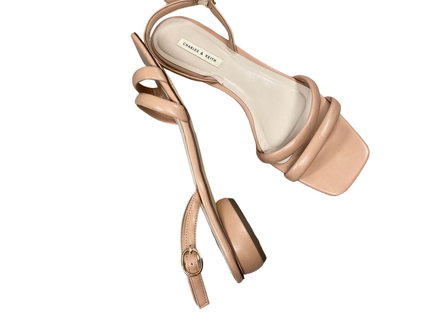 Charles & Keith leather sandal flats | size 9 or EU 40