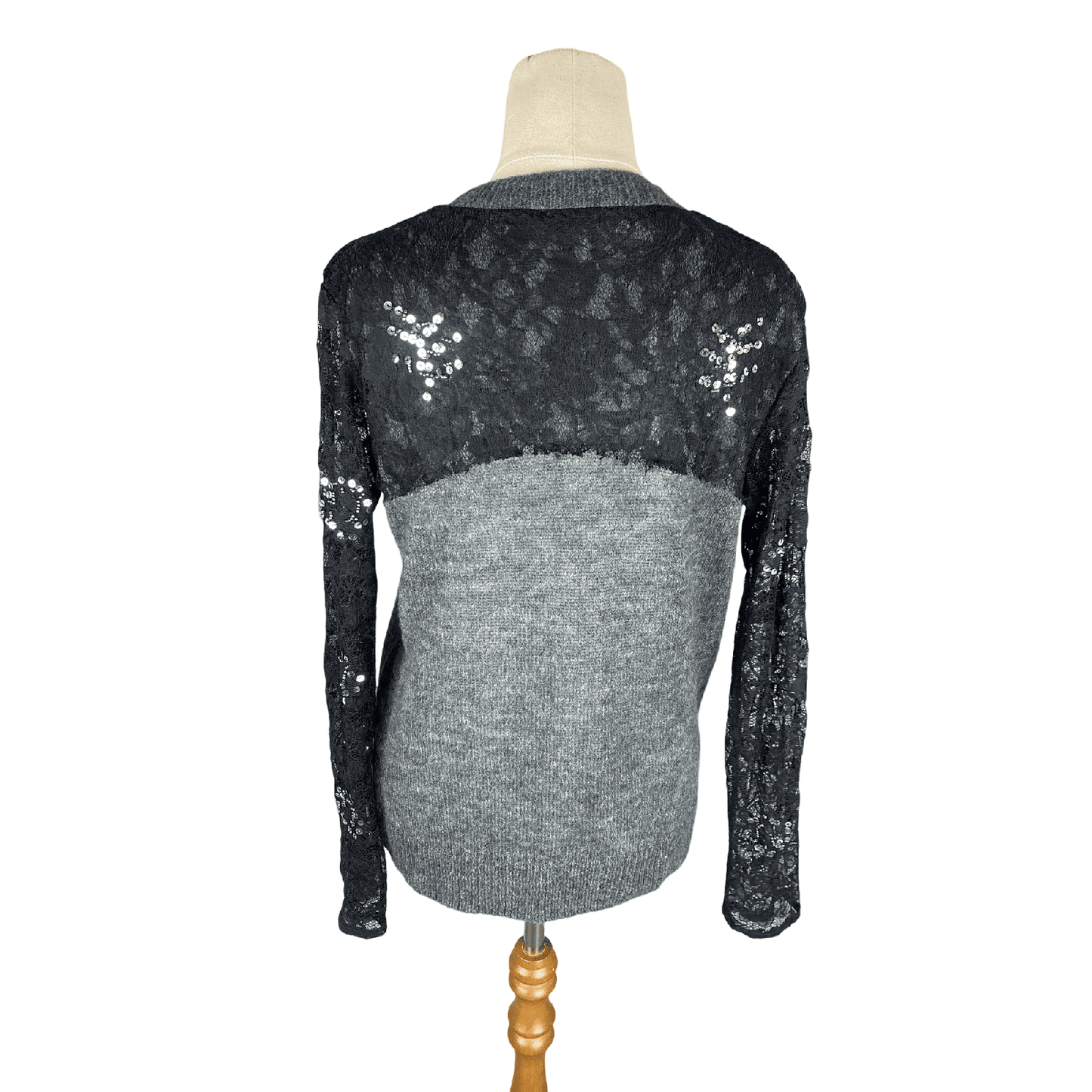 Zara knit with lace details | size medium
