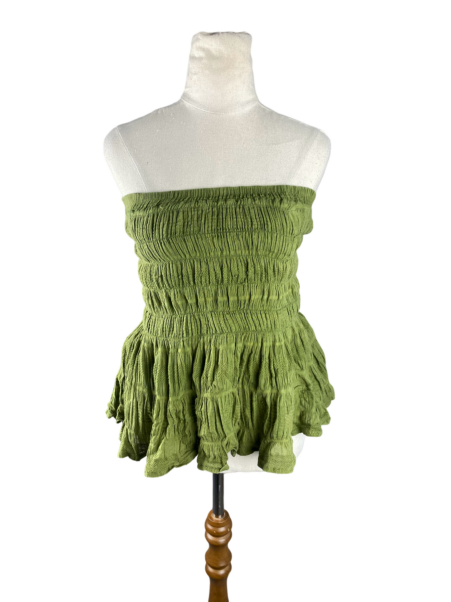 Superette olive sleeveless top | size 6 to 8