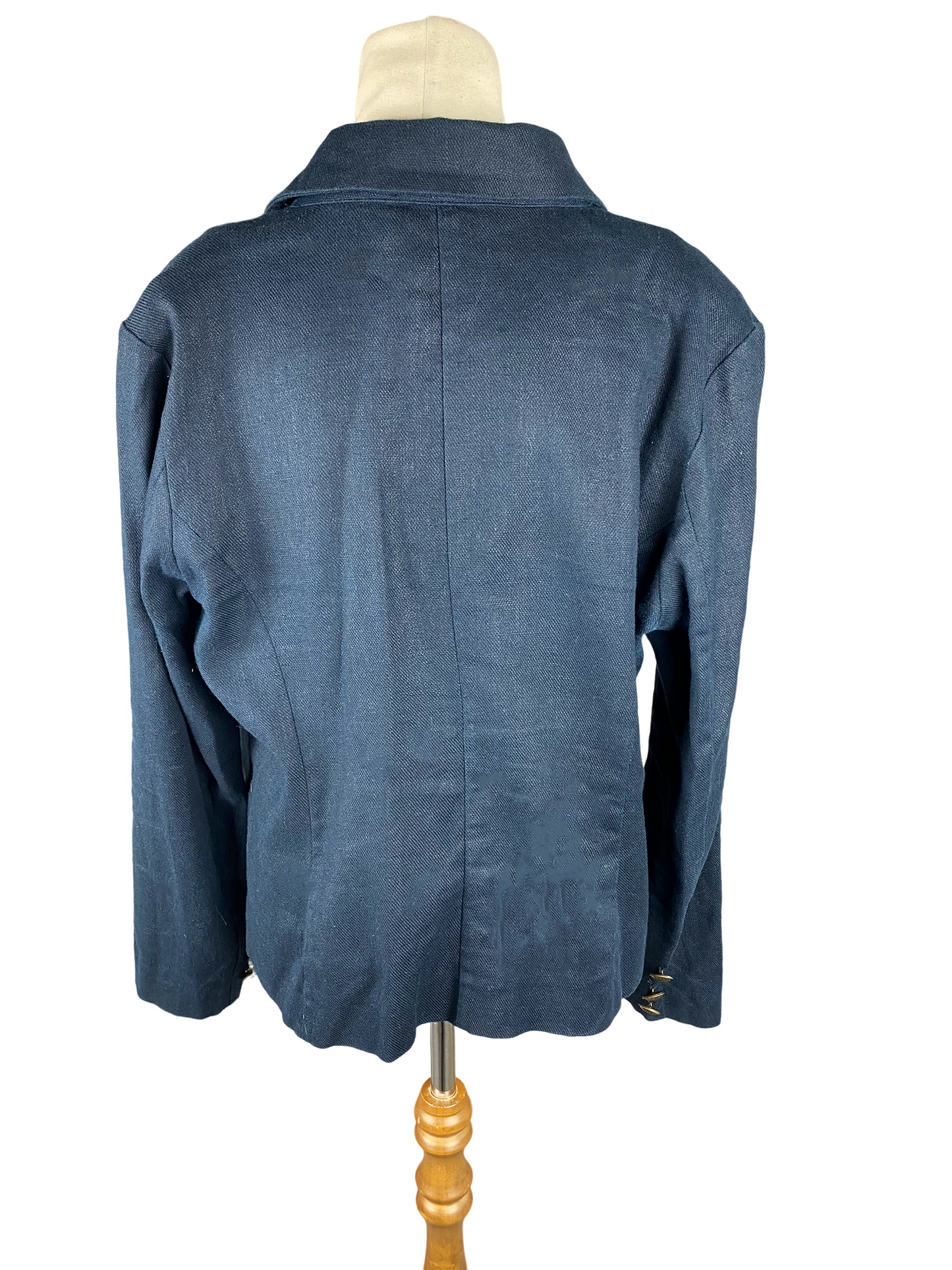 Repertoire linen-blend blazer | size 14