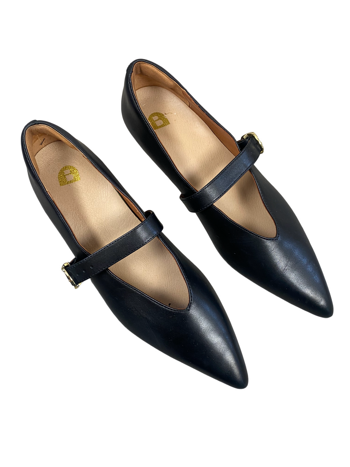 Bared x Pliant leather pointed flats | size 10 or EU 41 - RRP $329