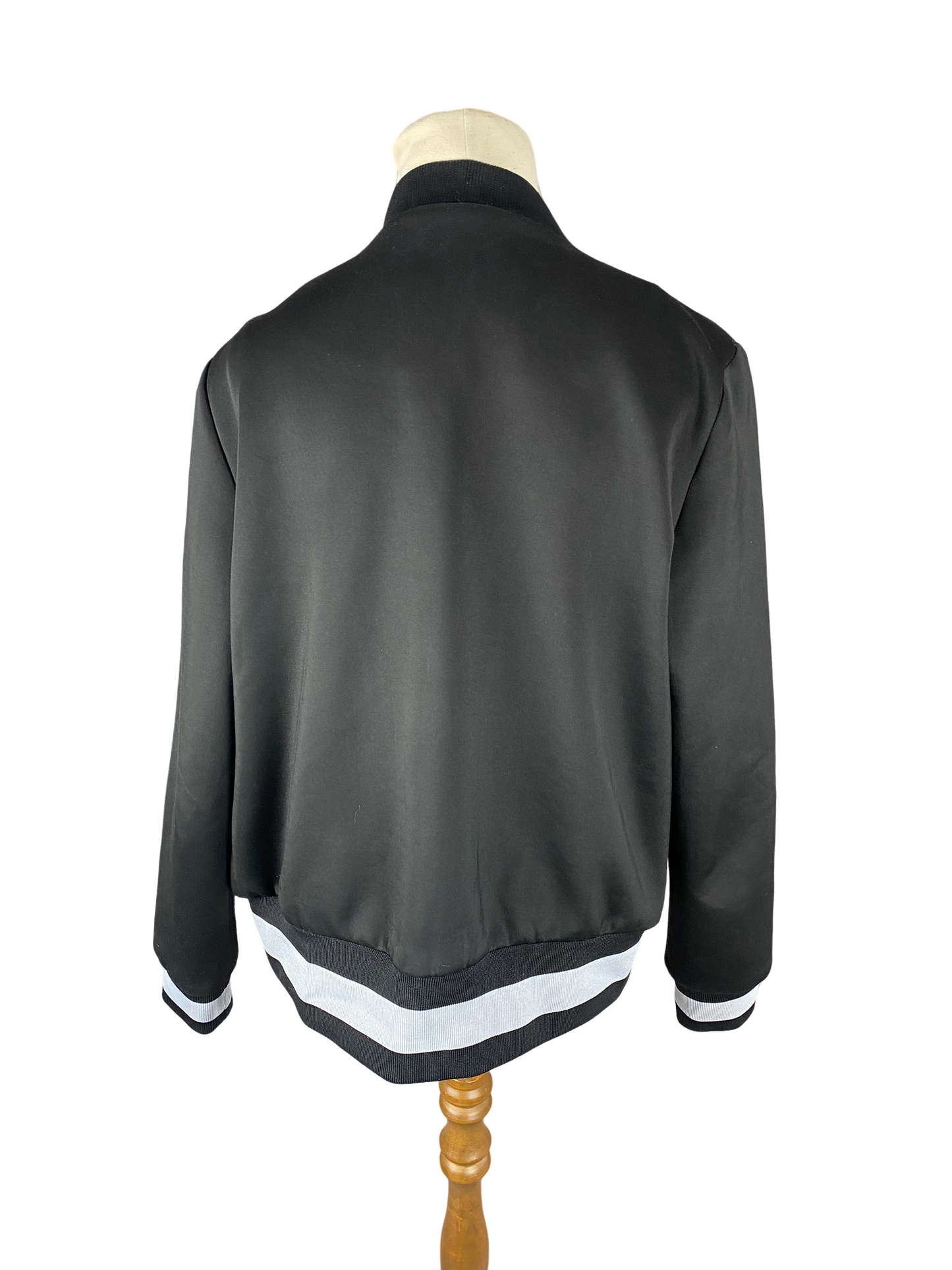 Decjuba black bomber jacket | size 12