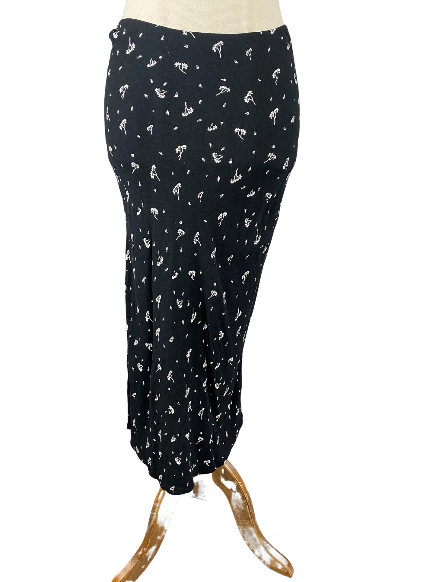 THRILLS pattern midi skirt | size 8