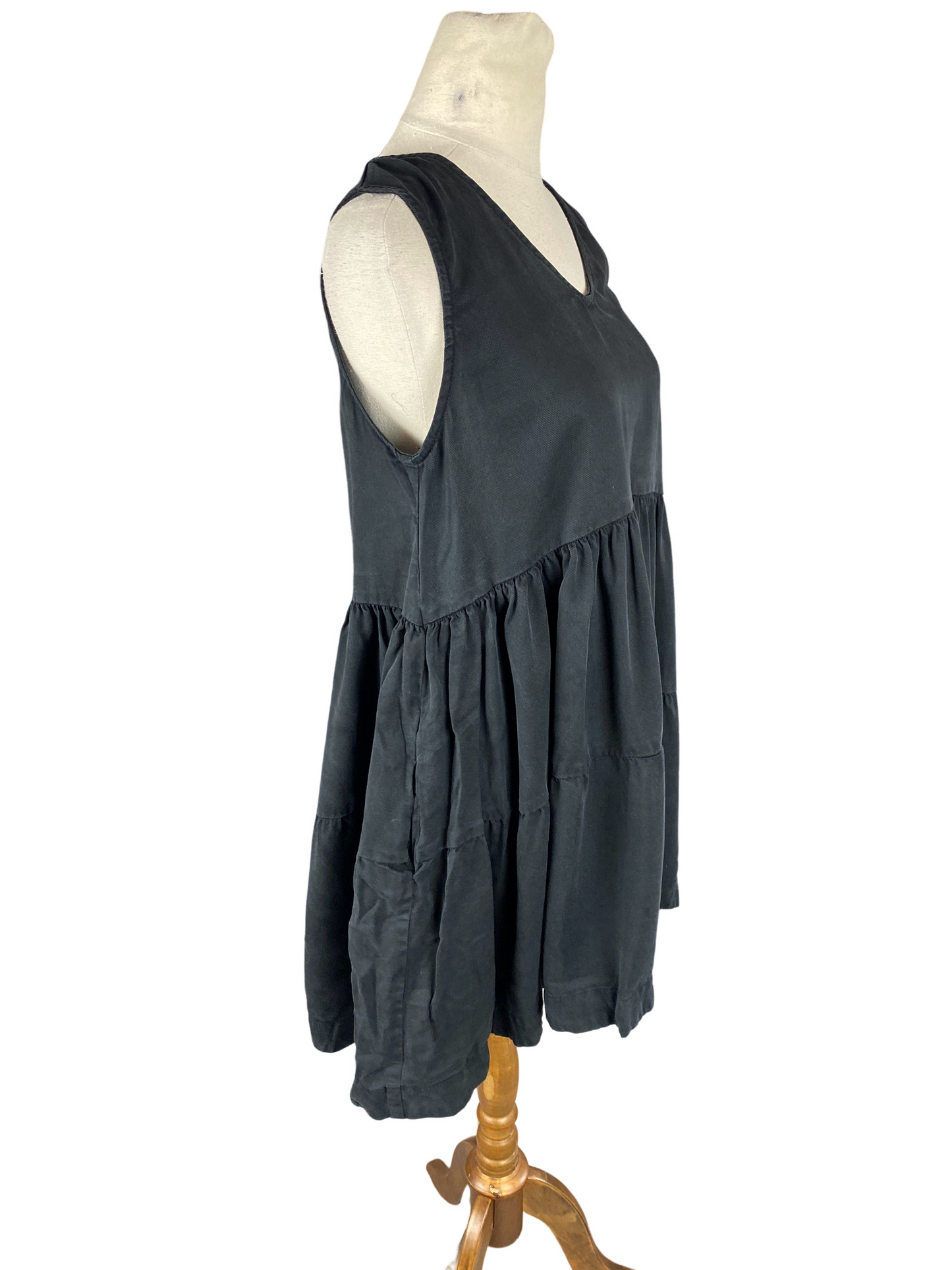 Huffer black smock dress | size 8