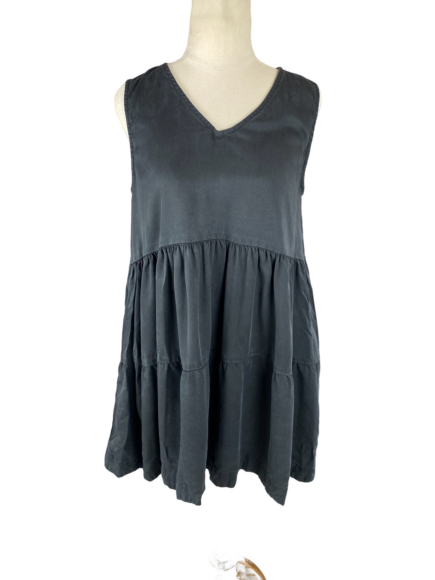 Huffer black smock dress | size 8