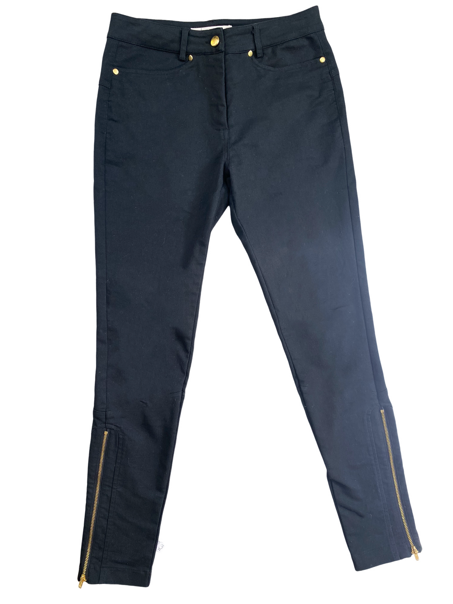 Andrea Moore black 3/4 skinny jeans | size 8