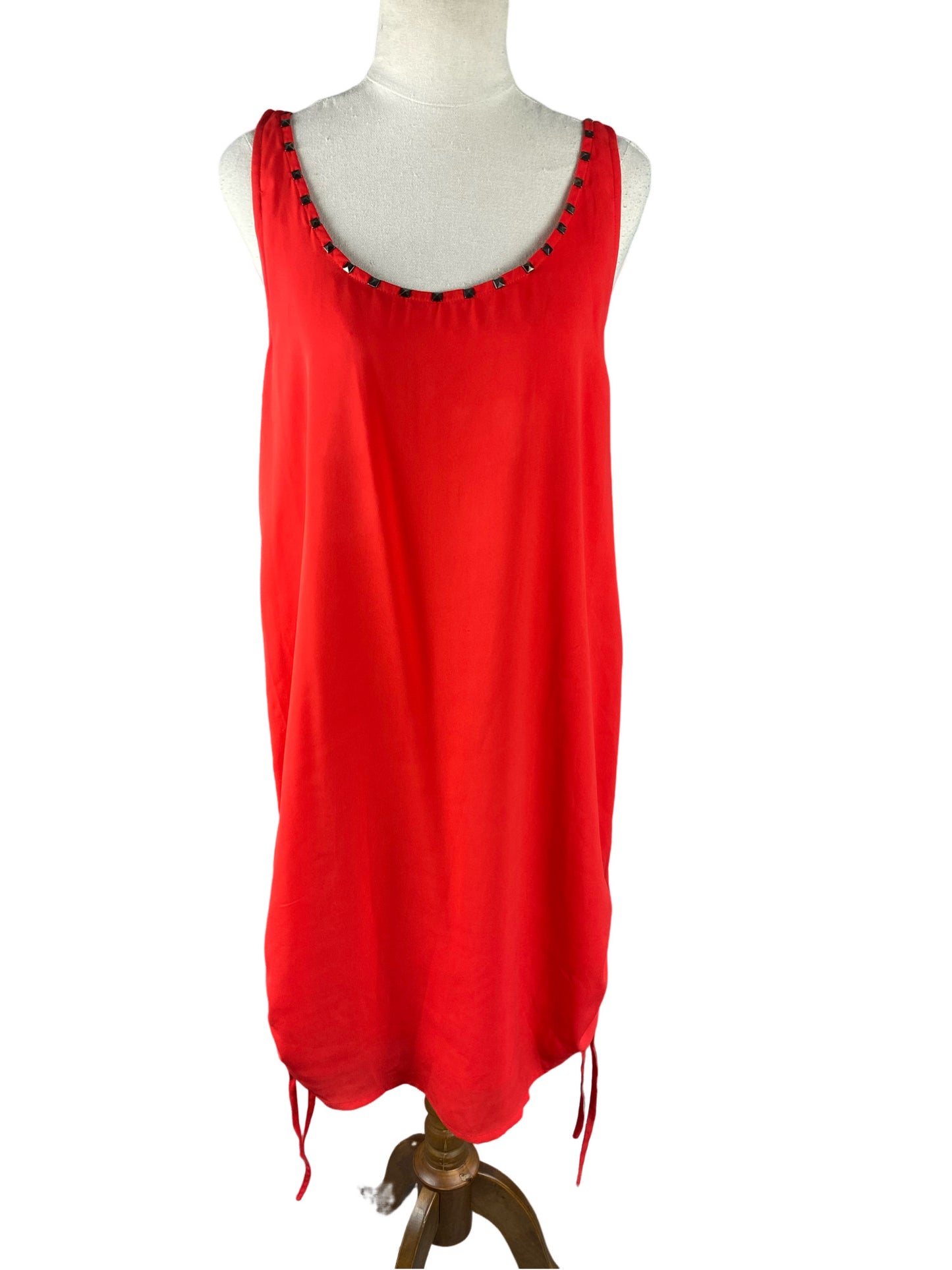 Decjuba red midi dress | size 12