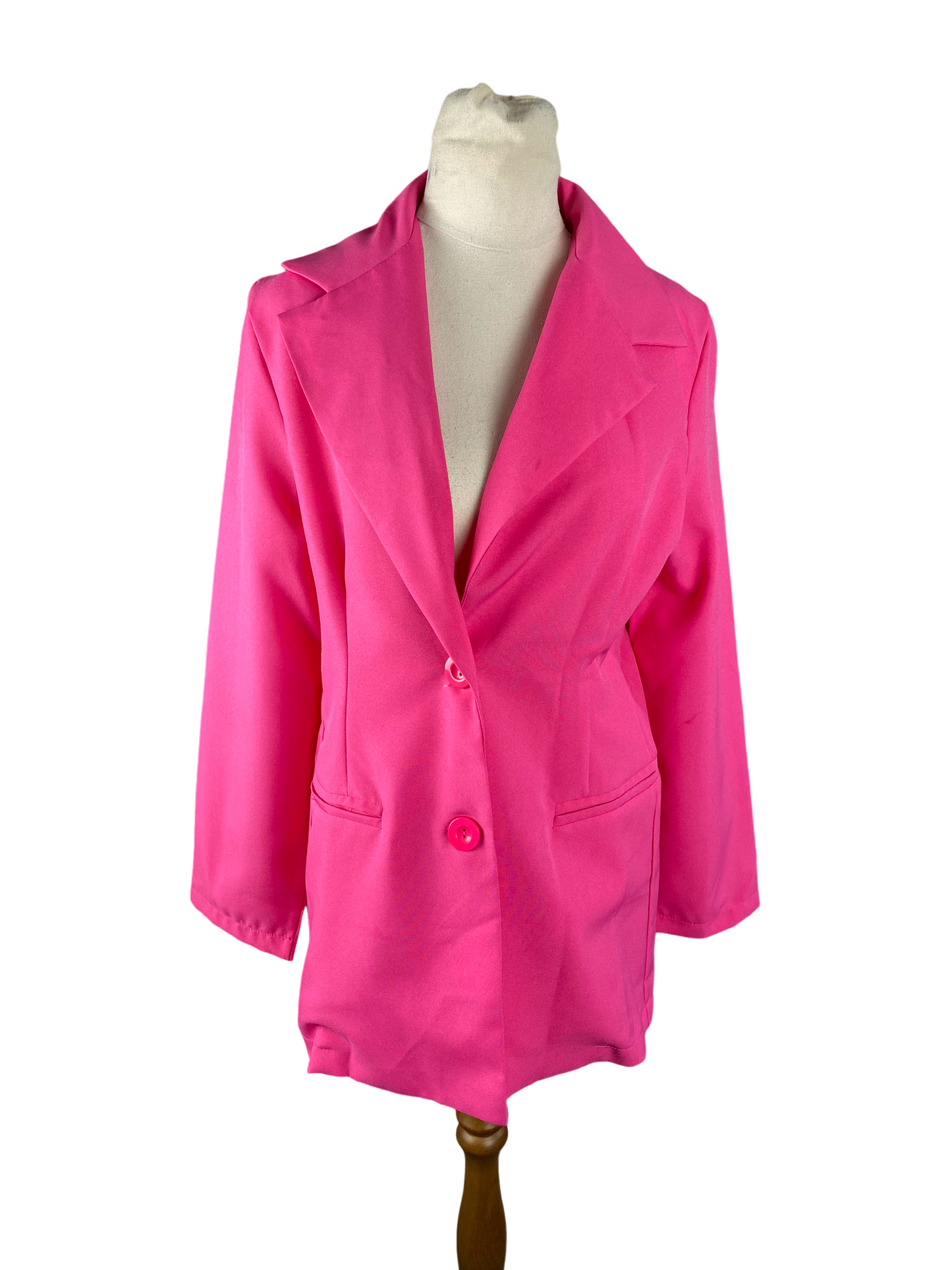 Pretty Little Thing pink lightweight blazer | size 10